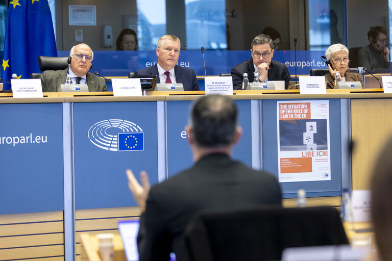  Interparlementaire commissievergadering over de rechtsstaat in de Europese Unie