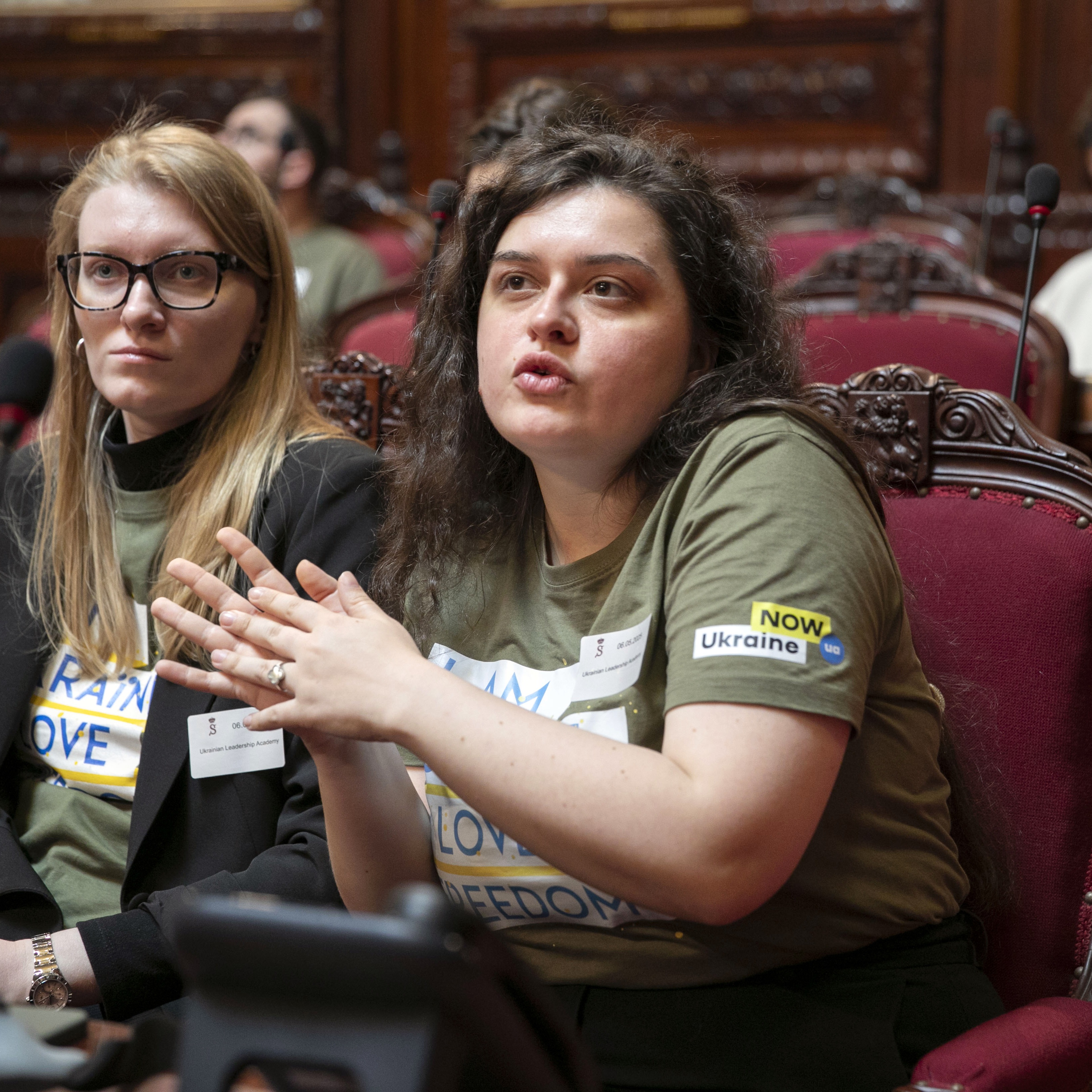  Oekraïense studenten in de Senaat