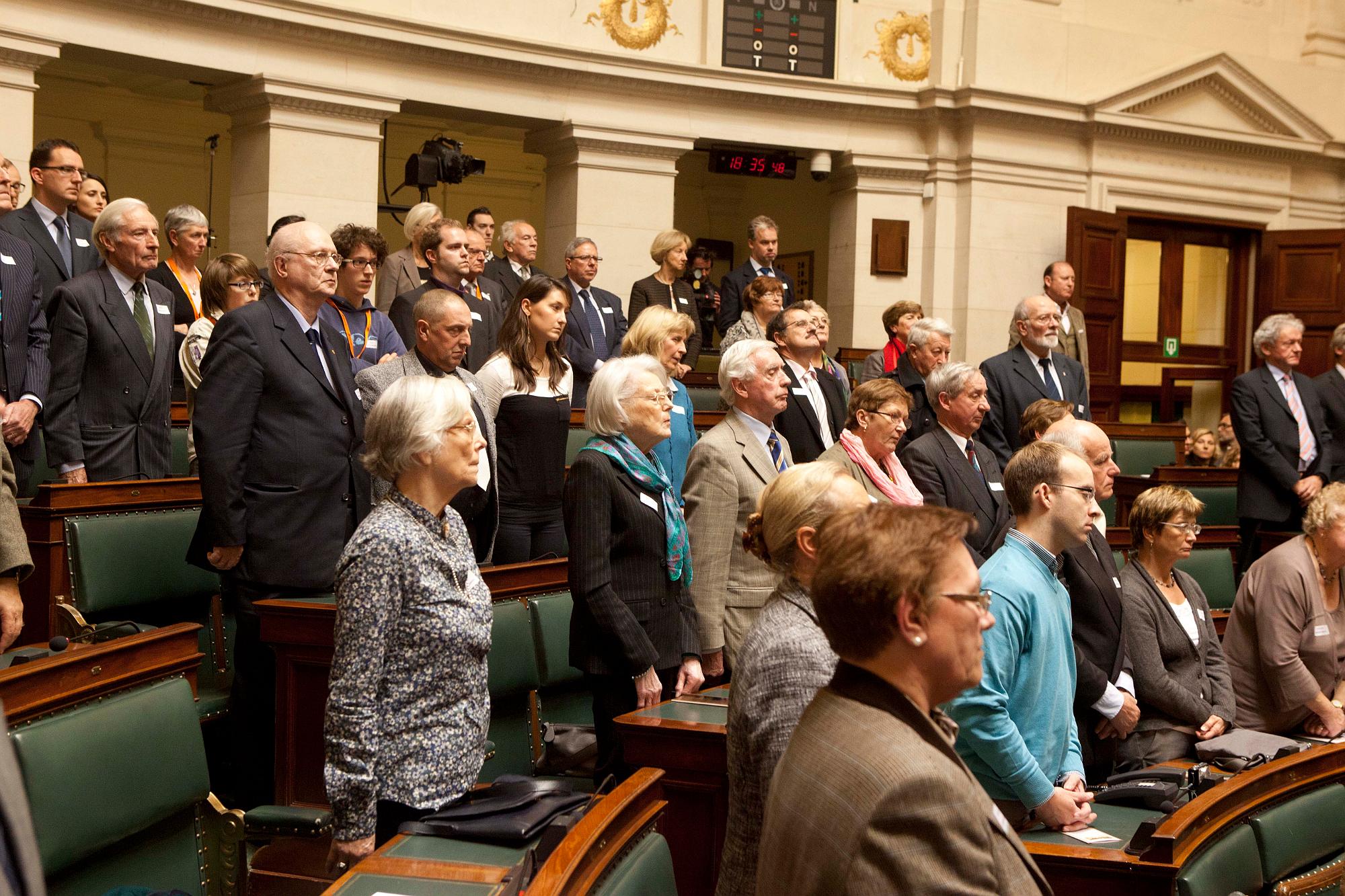  Koningsfeest in het federale parlement -  “Hulde aan de vrijwilligers” - 15/11/2011