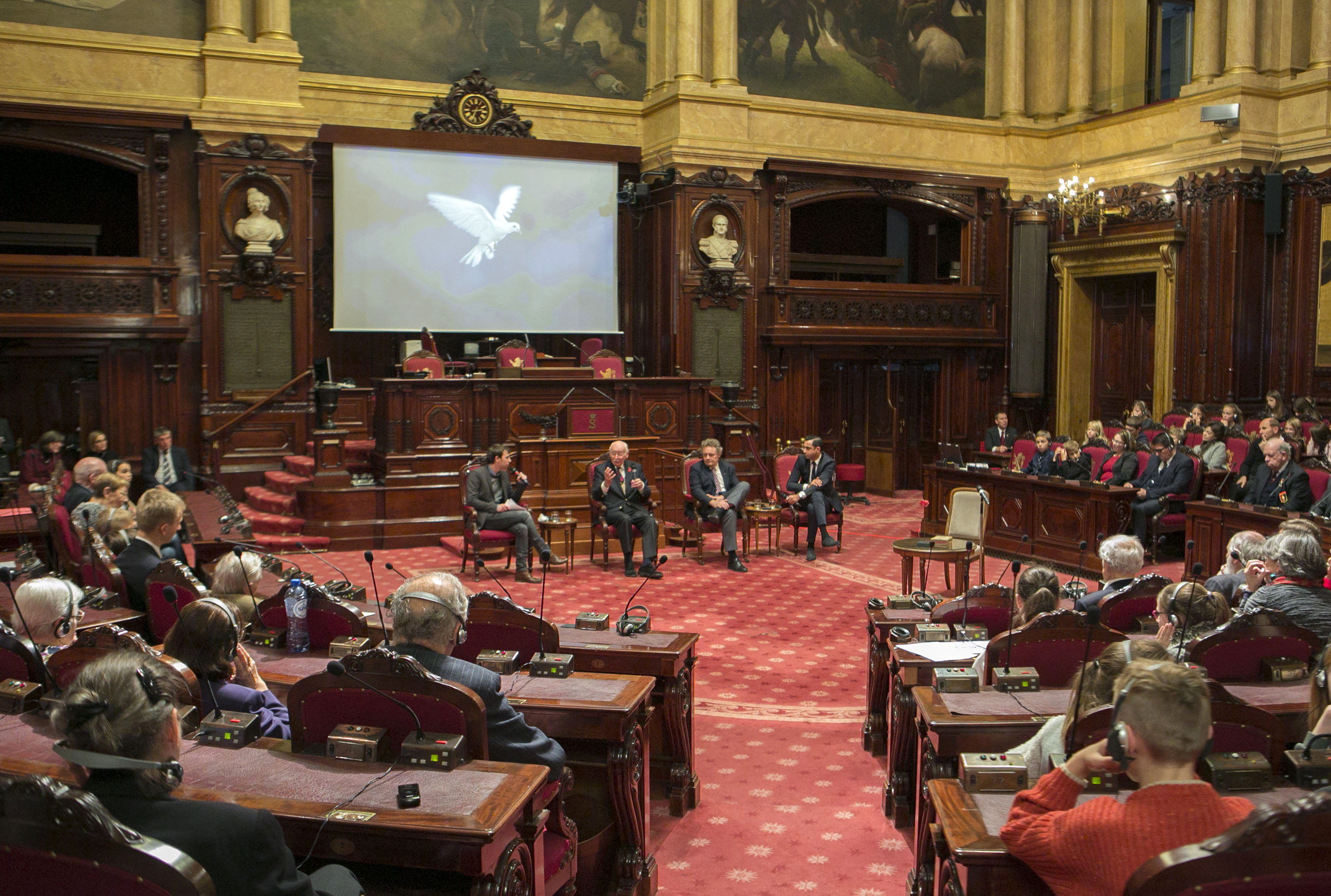  Herdenking van de Wapenstilstand in het Federaal Parlement