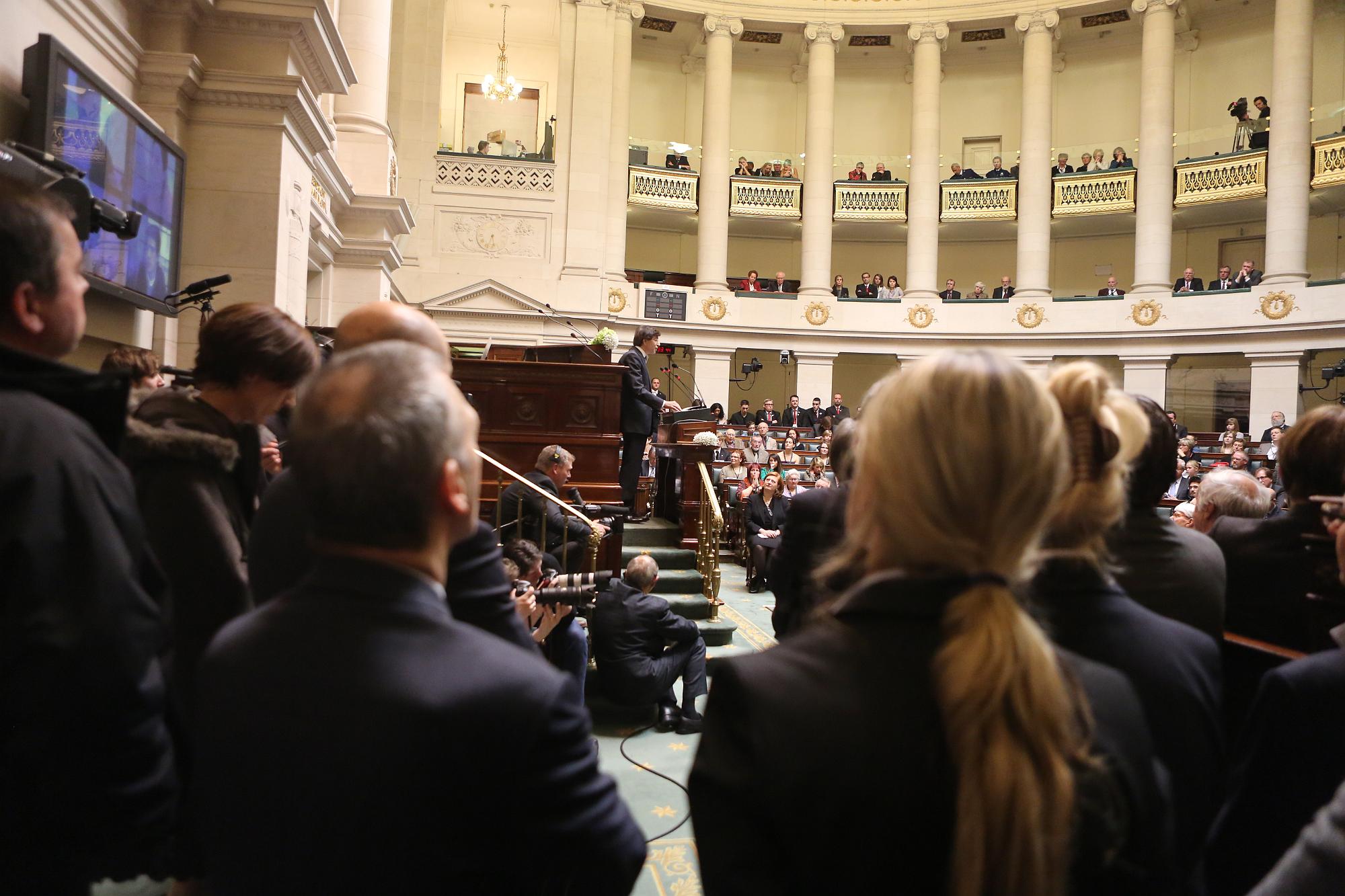  Koningsfeest in het federale parlement:  “Actief ouder worden en Solidariteit tussen de generaties”