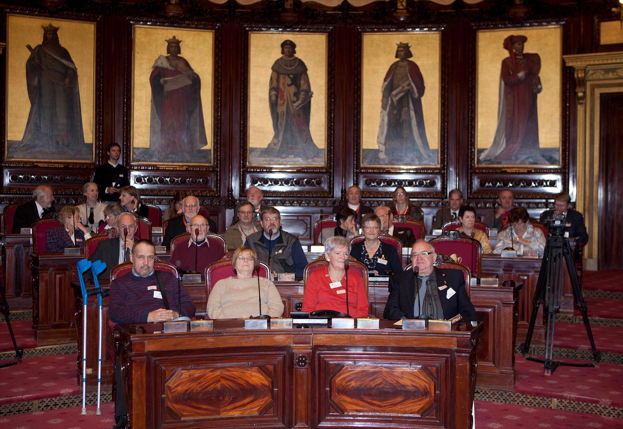  Koningsfeest in het federale parlement -  “Hulde aan de vrijwilligers” - 15/11/2011