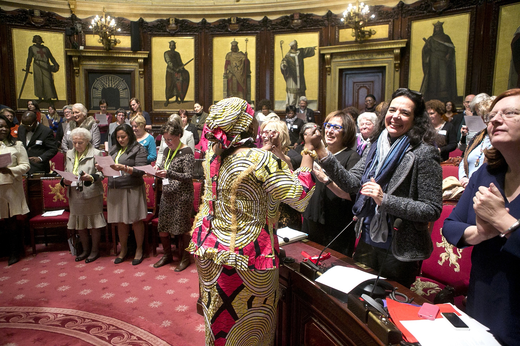  Ceremonie "Zoek uw Vredesvrouw 2014"