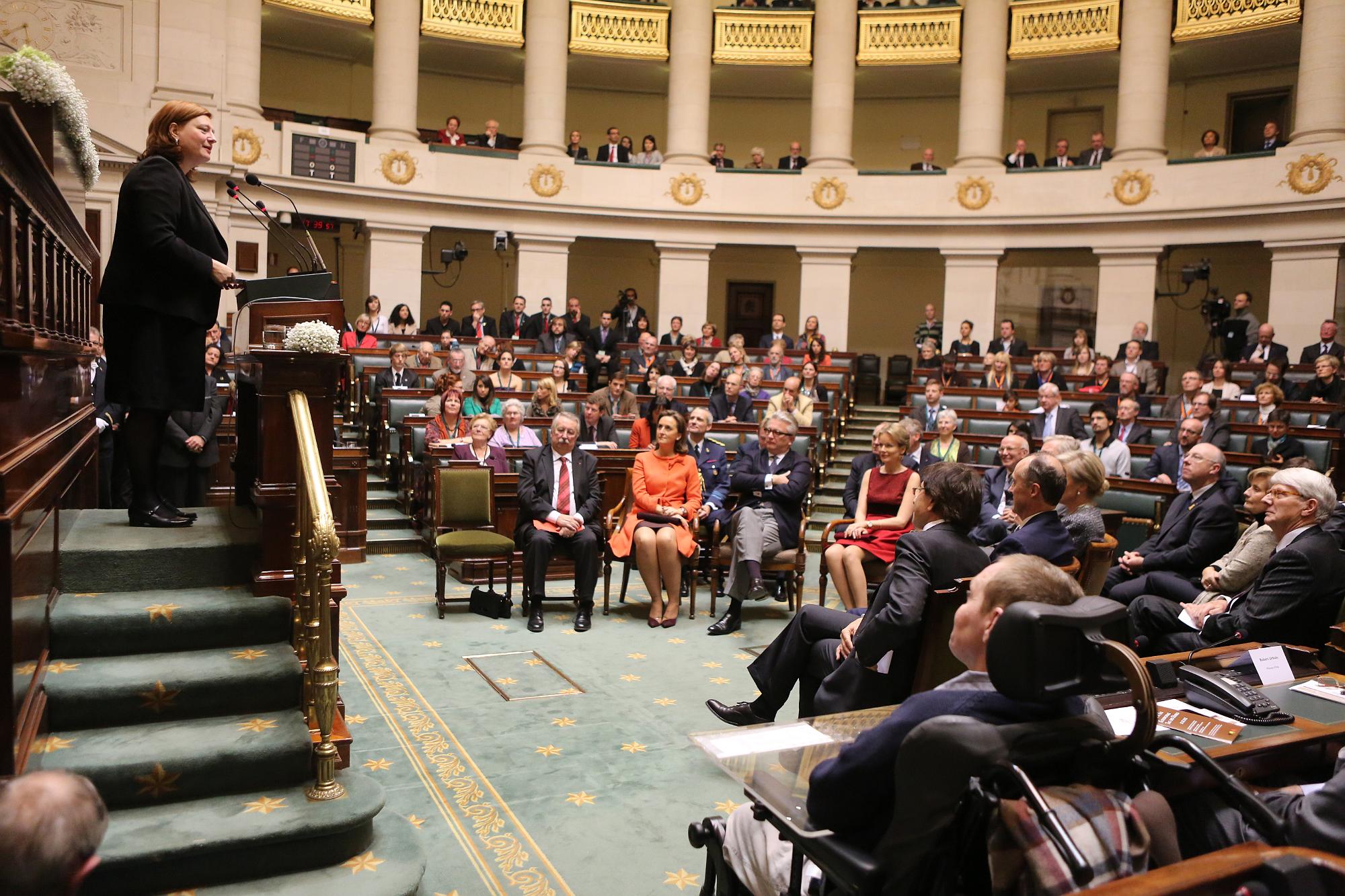  Koningsfeest in het federale parlement:  “Actief ouder worden en Solidariteit tussen de generaties”