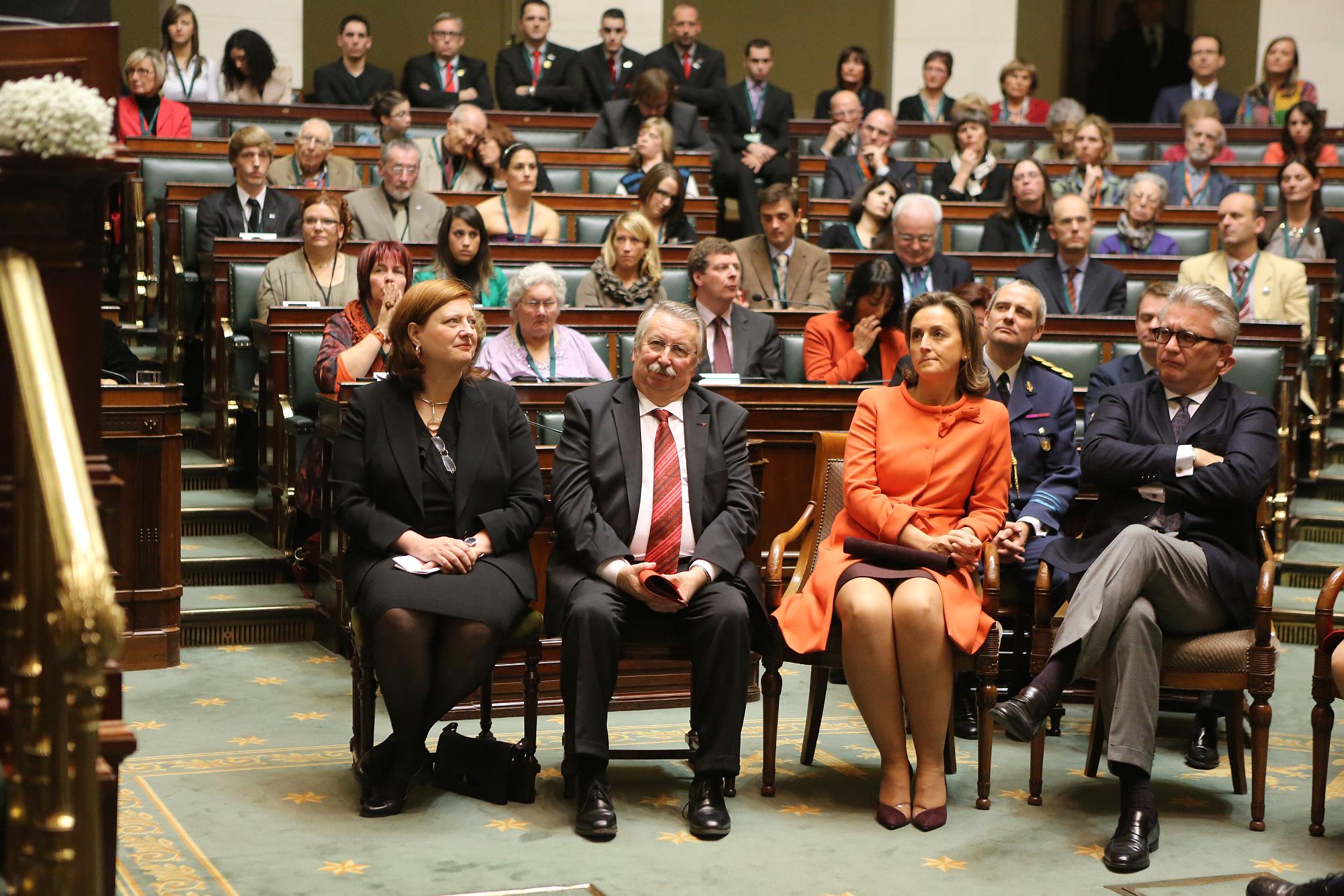  Koningsfeest in het federale parlement:  “Actief ouder worden en Solidariteit tussen de generaties”