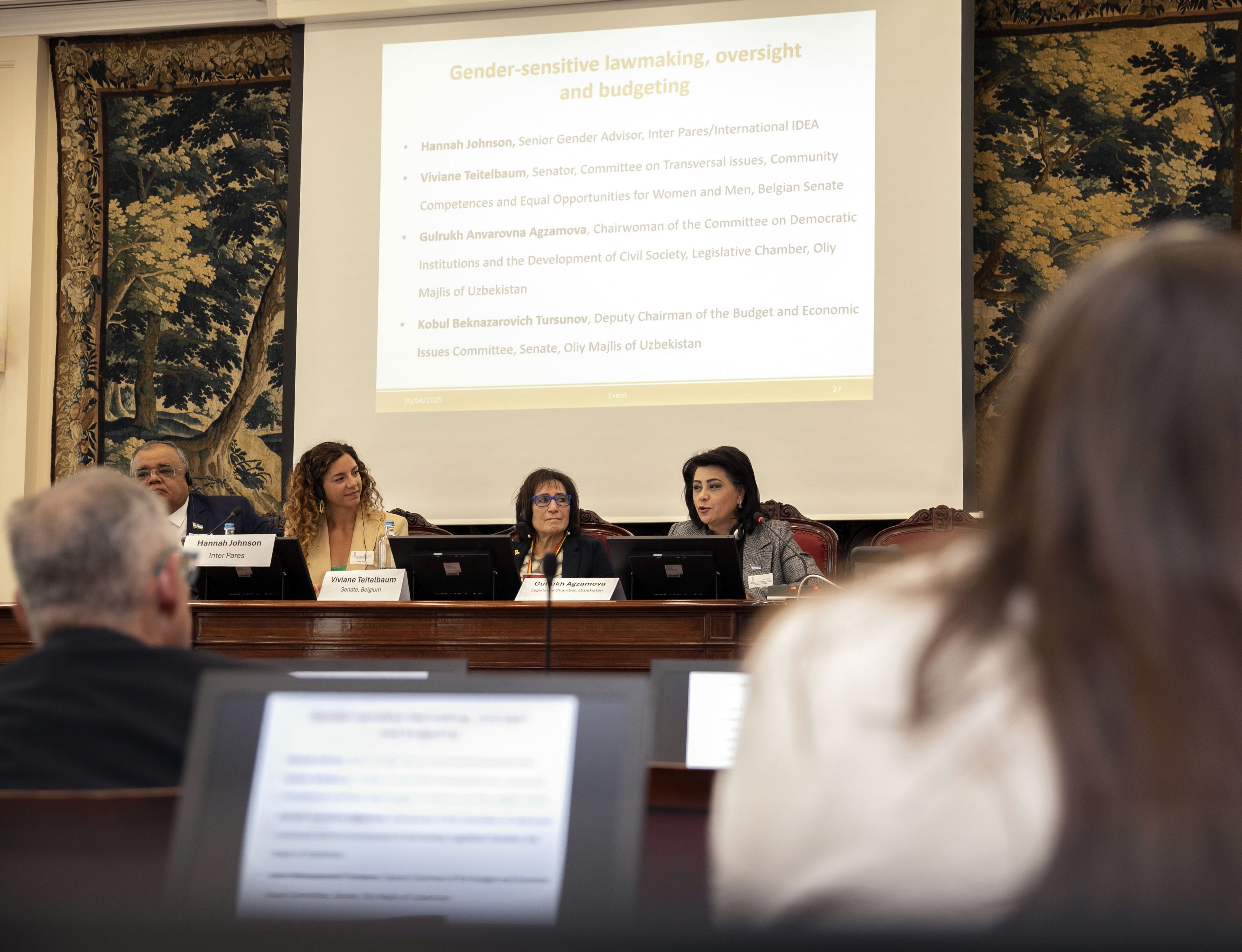  Inter Pares: workshop over genderbewuste parlementen