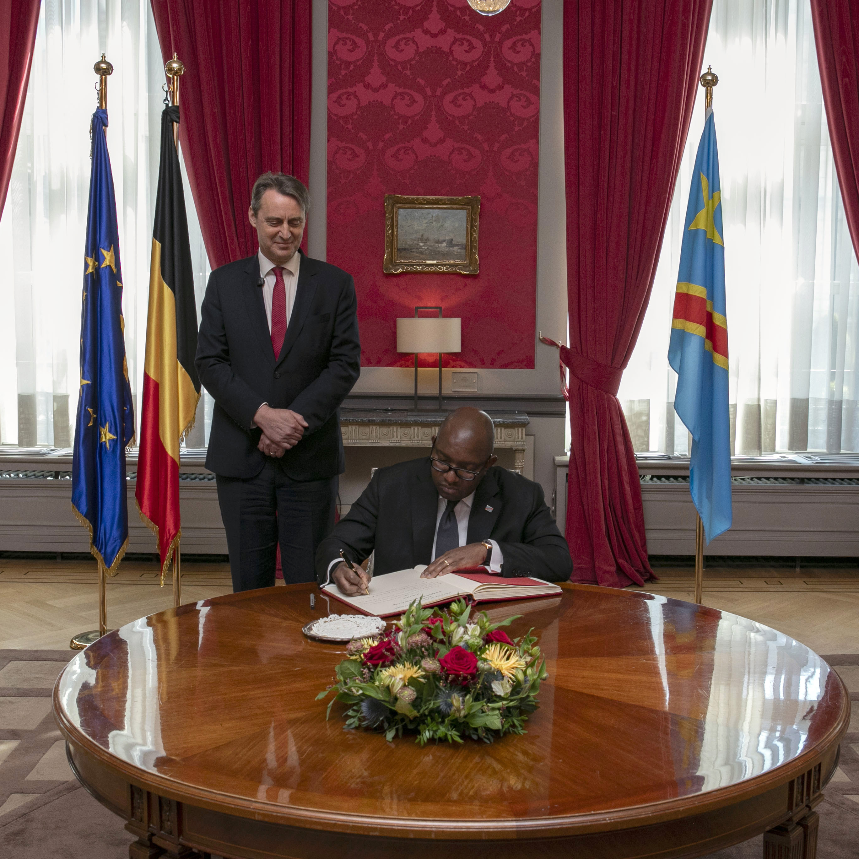 Bezoek van de Voorzitter van de Senaat van Congo