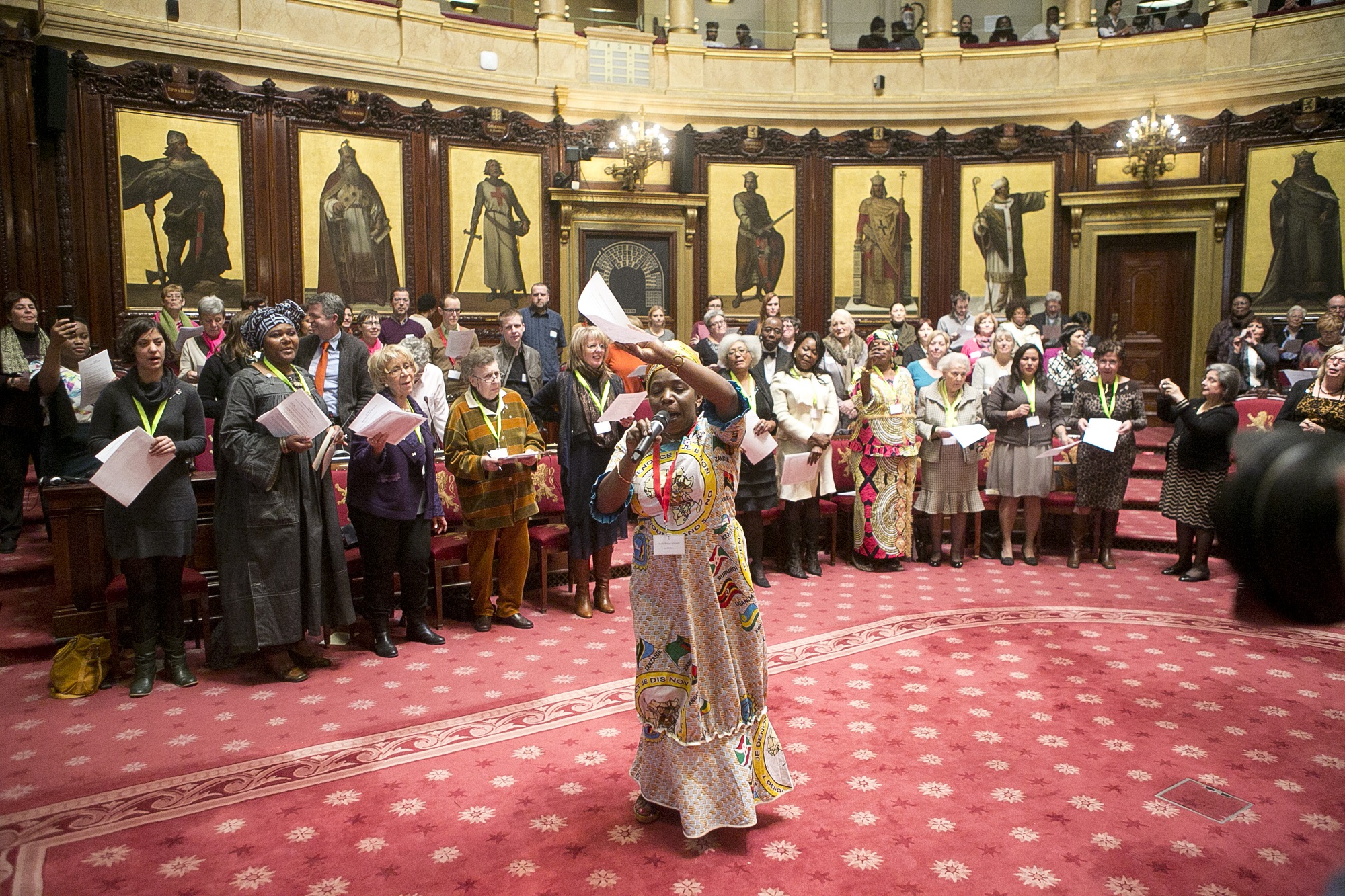  Ceremonie "Zoek uw Vredesvrouw 2014"