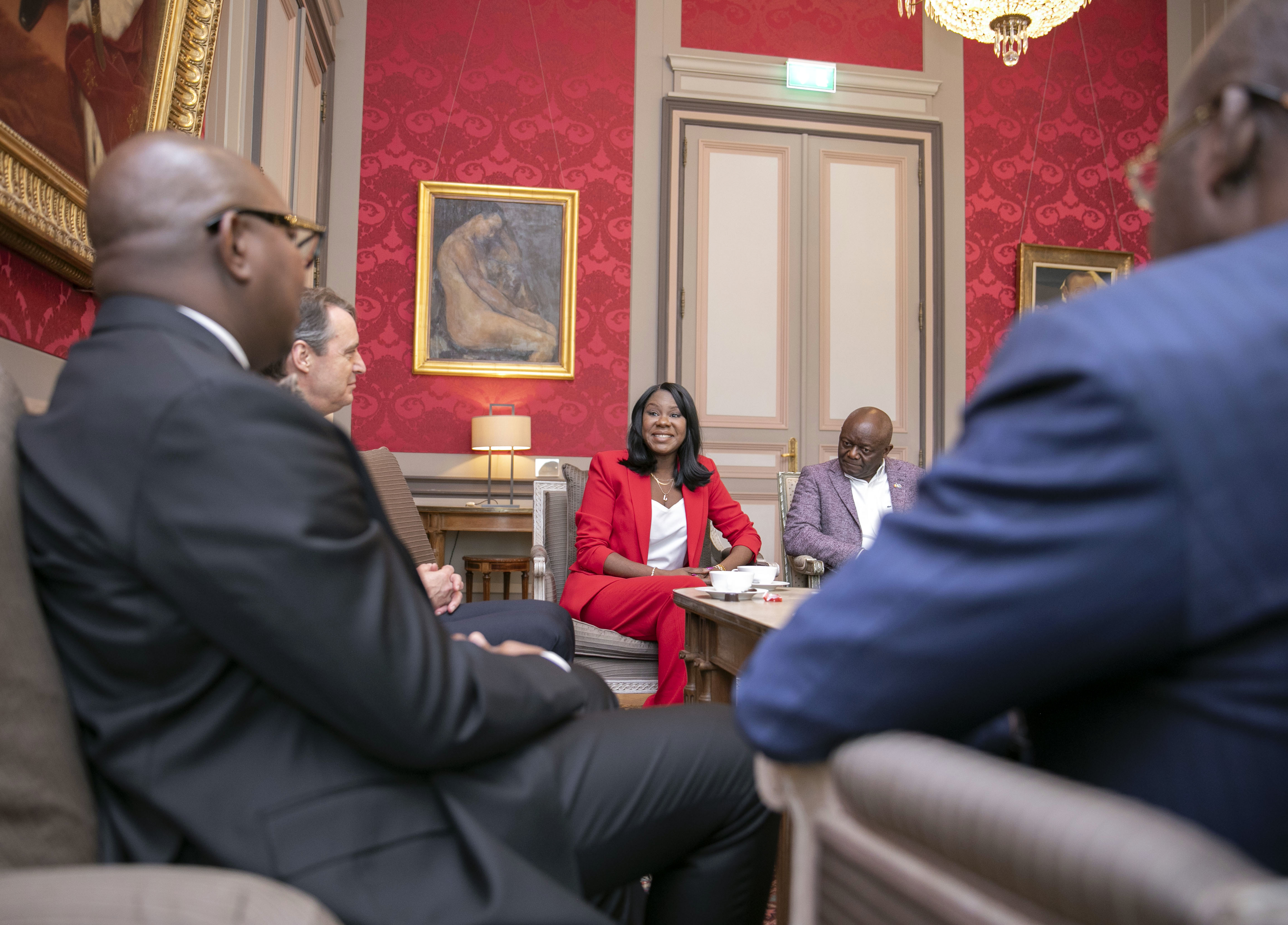  Bezoek van de Voorzitter van de Senaat van Congo