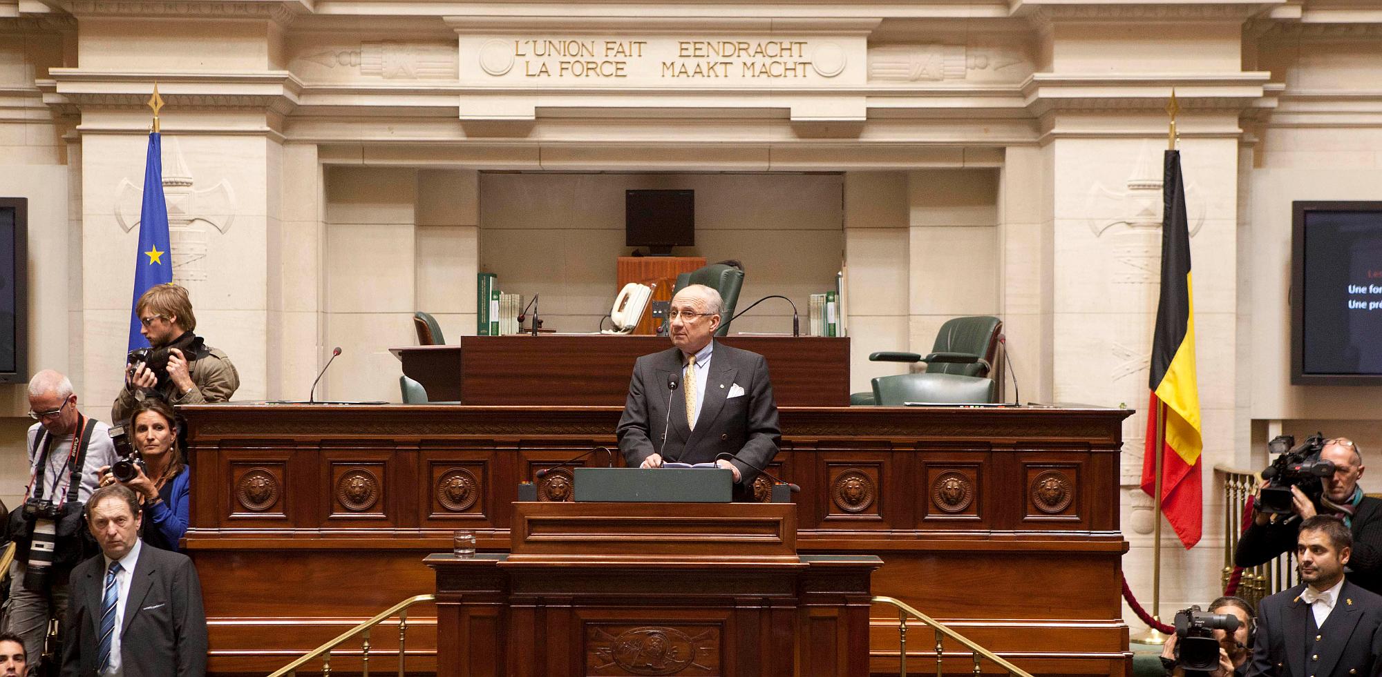  Koningsfeest in het federale parlement -  “Hulde aan de vrijwilligers” - 15/11/2011