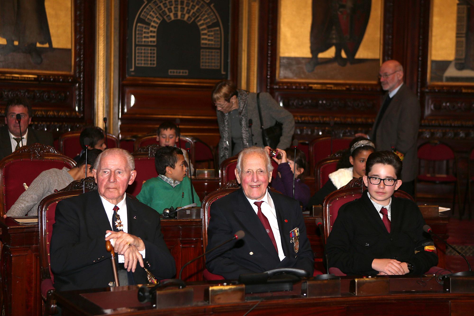  Wapenstilstand: oudstrijders en jongeren in de Senaat - 11/11/2012