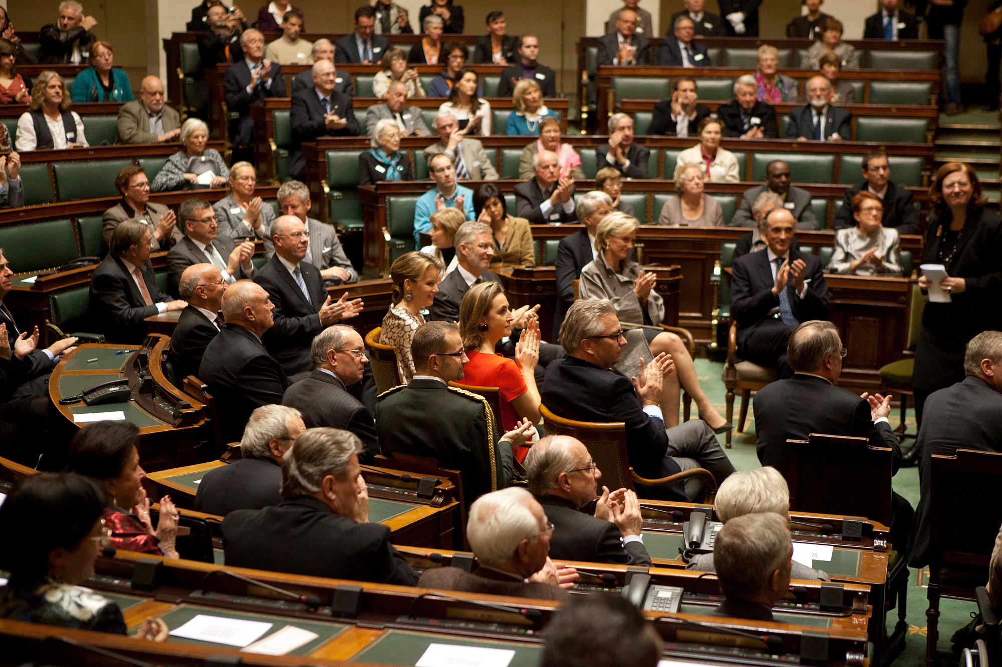  Koningsfeest in het federale parlement -  “Hulde aan de vrijwilligers” - 15/11/2011