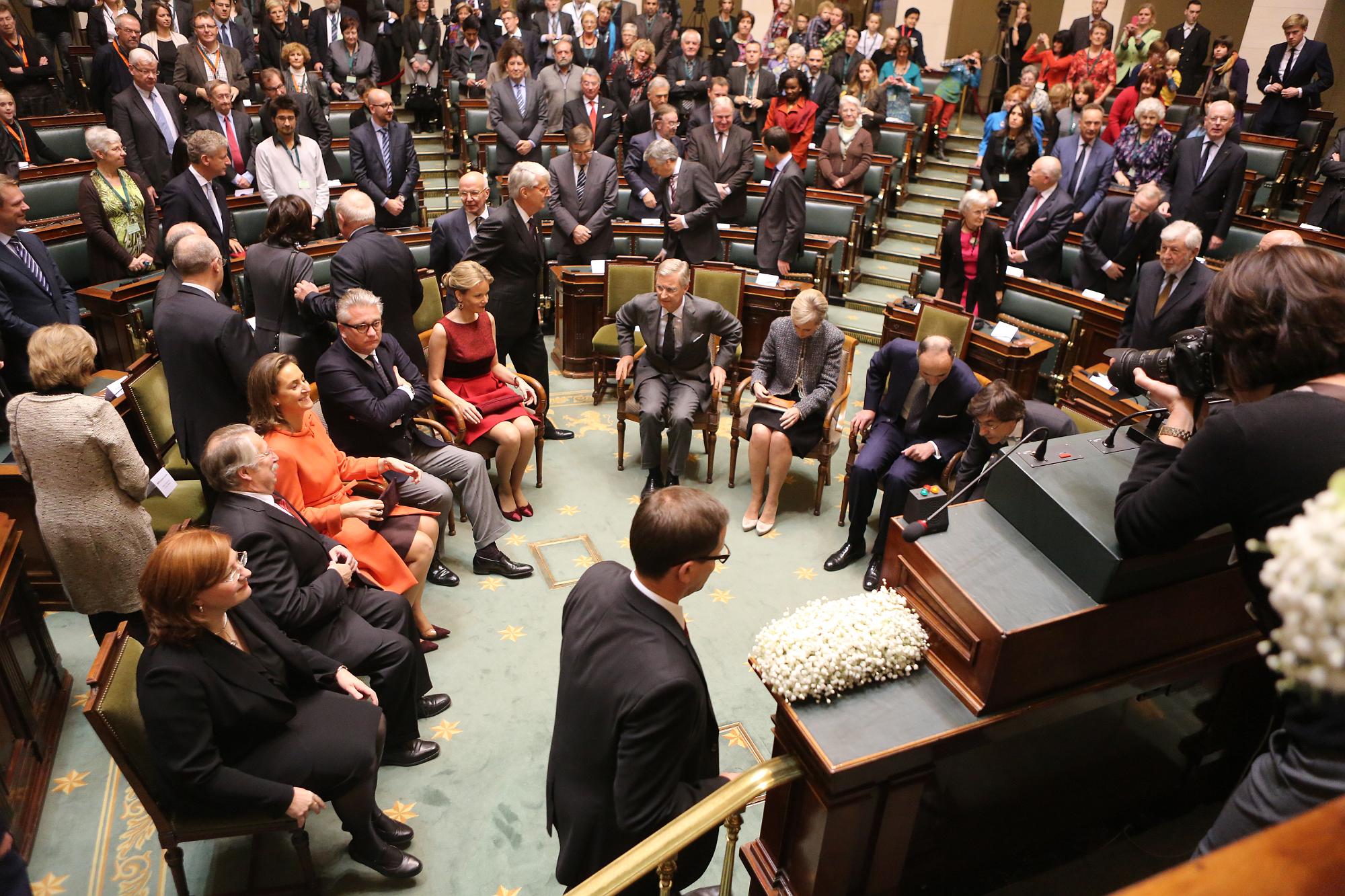  Koningsfeest in het federale parlement:  “Actief ouder worden en Solidariteit tussen de generaties”