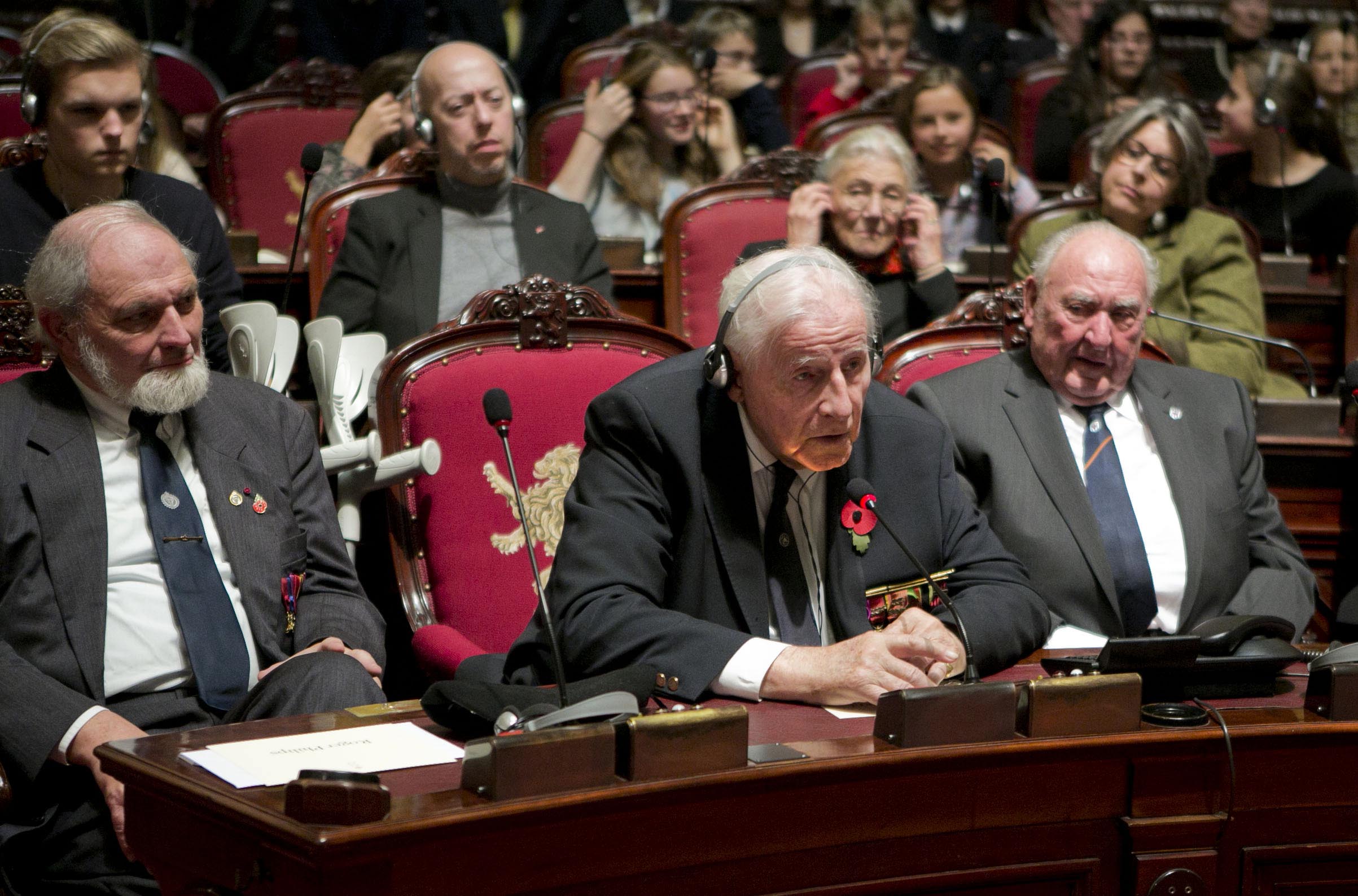  Herdenking van de Wapenstilstand in het Federaal Parlement