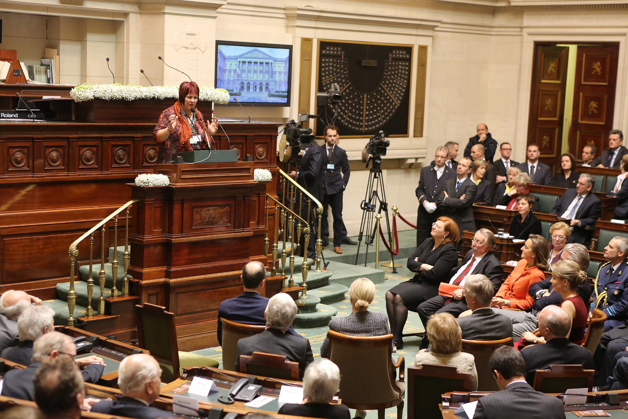  Koningsfeest in het federale parlement:  “Actief ouder worden en Solidariteit tussen de generaties”