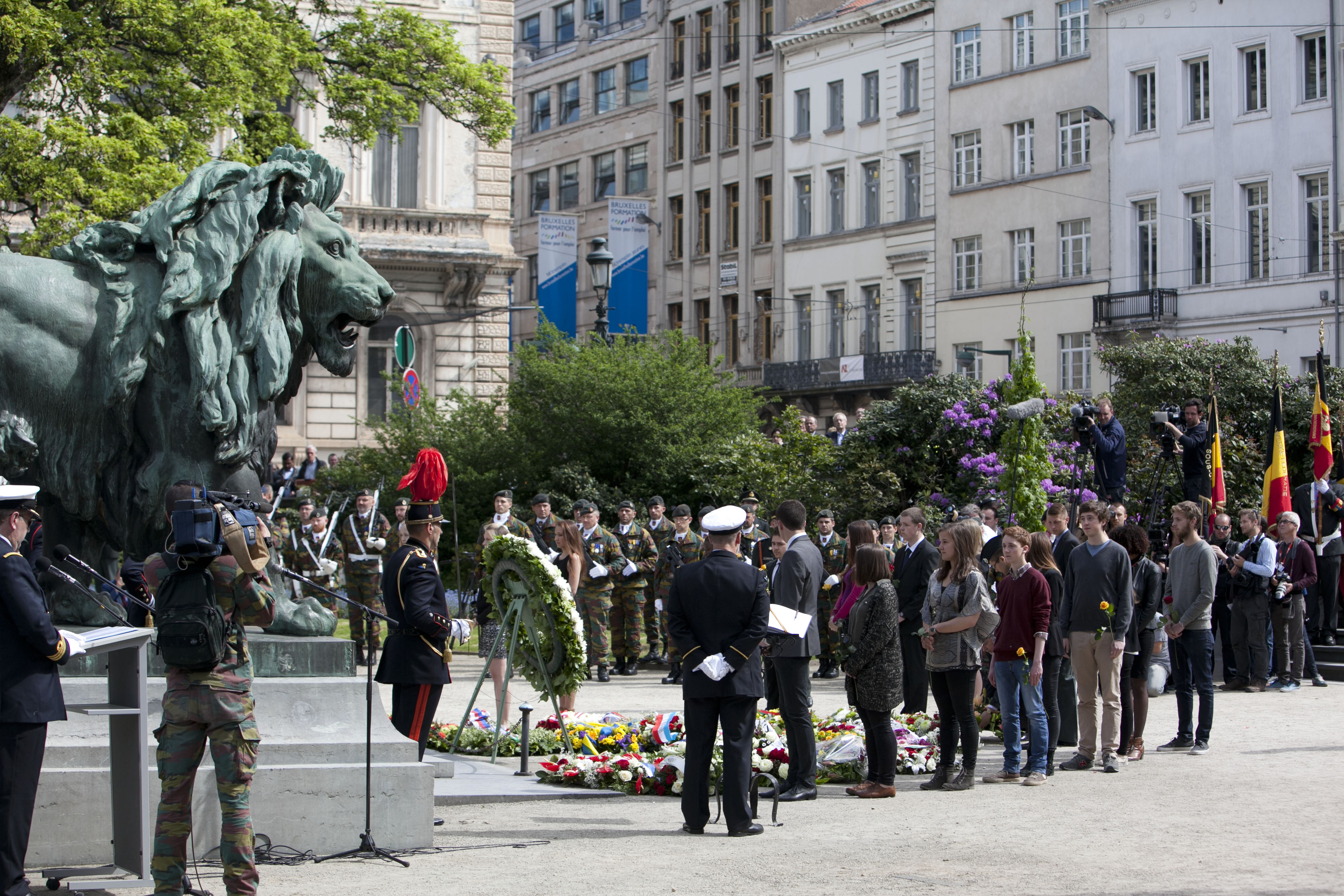  70ste herdenking van het einde van W.O. II in Europa