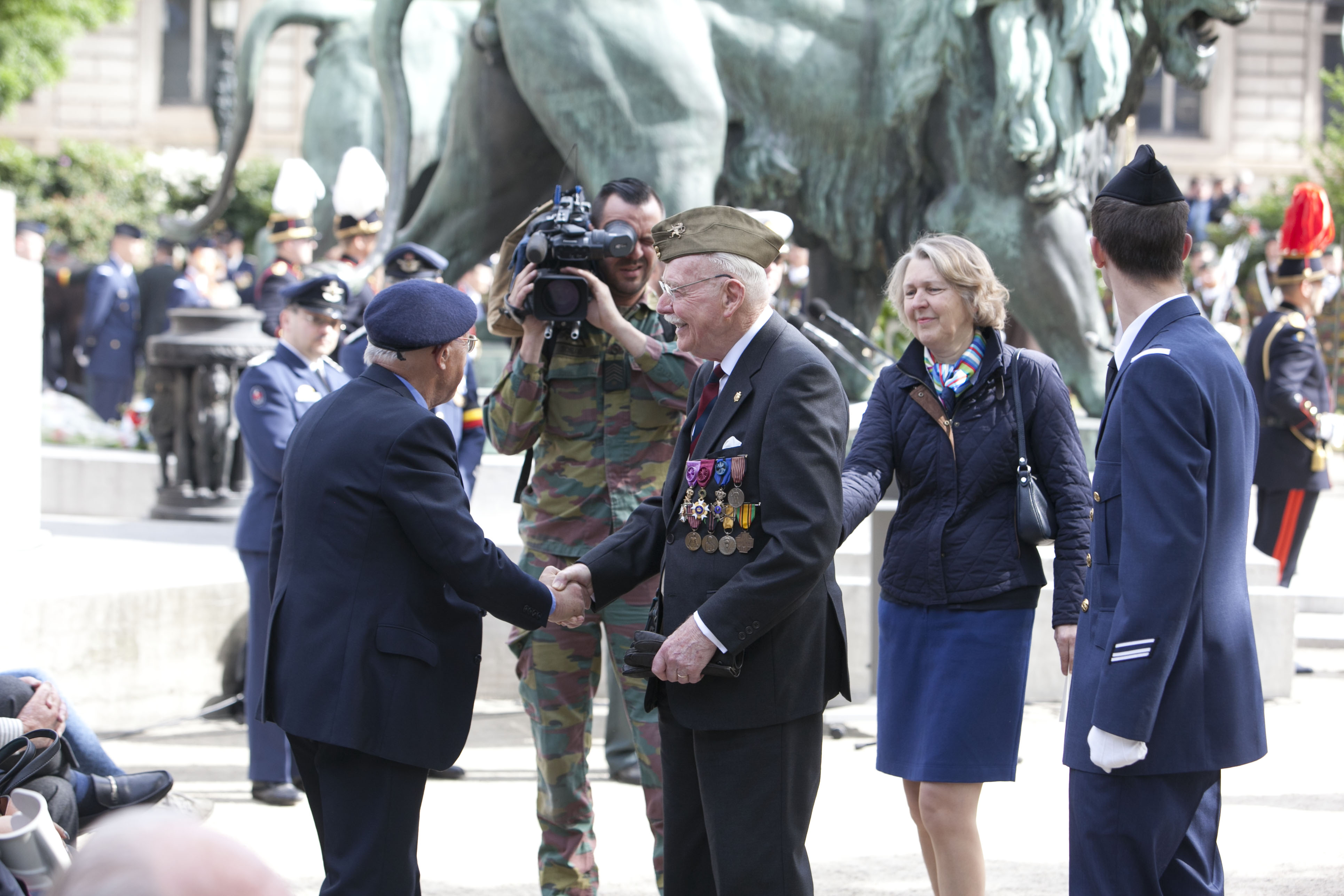  70ste herdenking van het einde van W.O. II in Europa