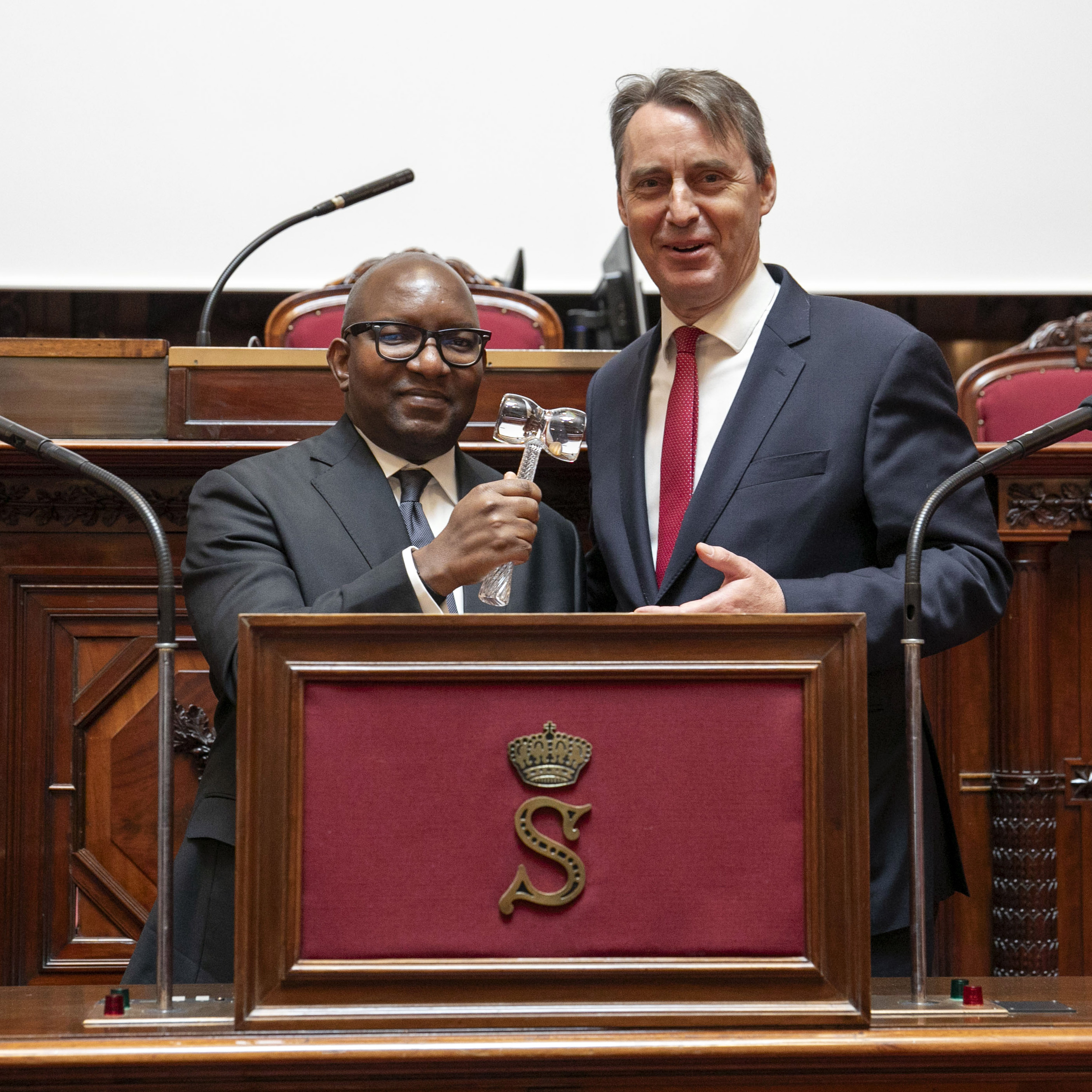  Bezoek van de Voorzitter van de Senaat van Congo
