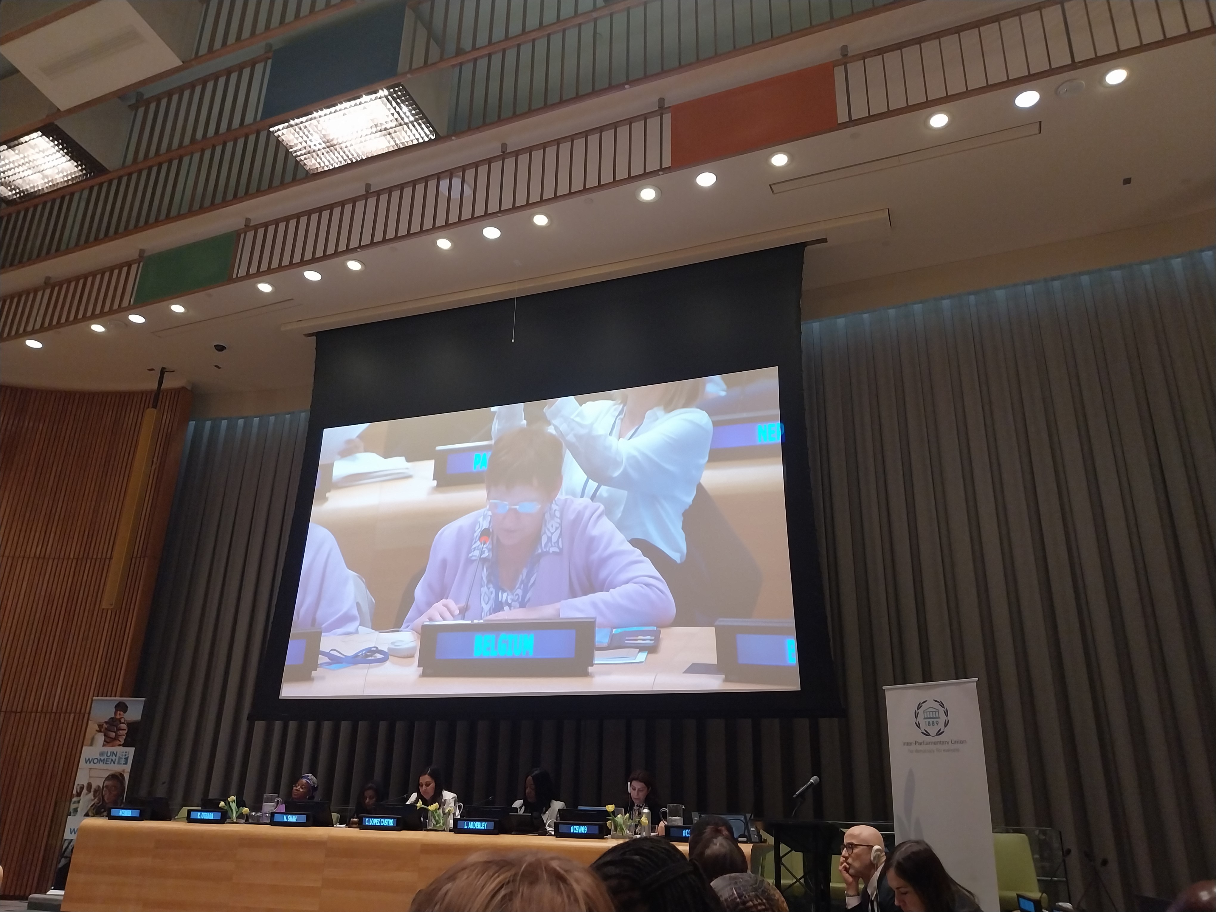  Senator Alice Bernard neemt deel aan de 69ste Commissie voor de Status van de Vrouw (CSW) in New York