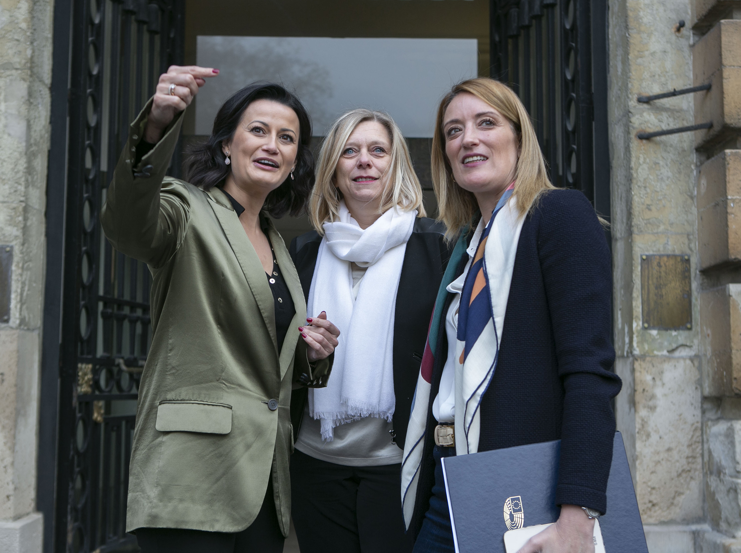  Visite de Roberta Metsola, Présidente du Parlement européen