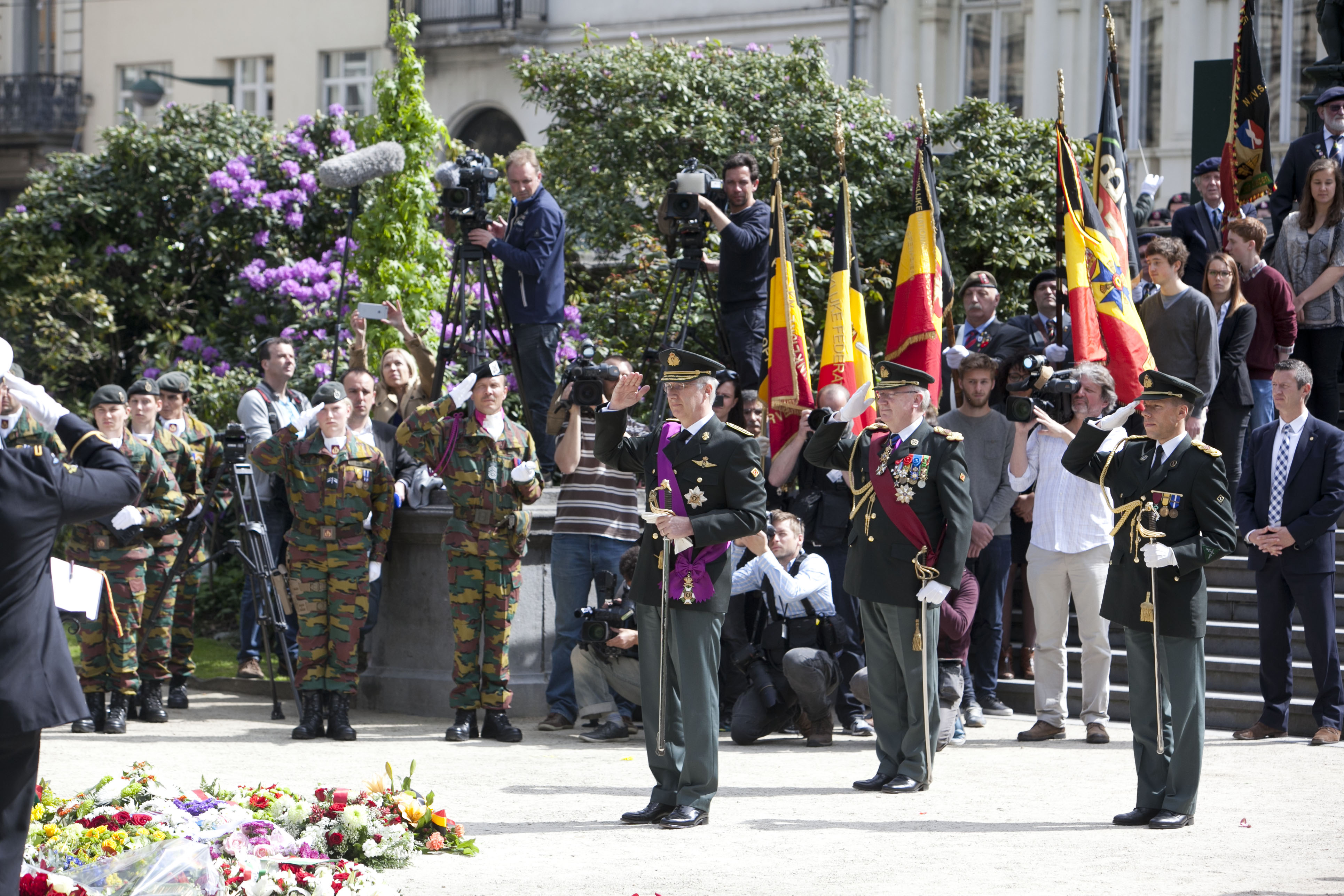  70ste herdenking van het einde van W.O. II in Europa