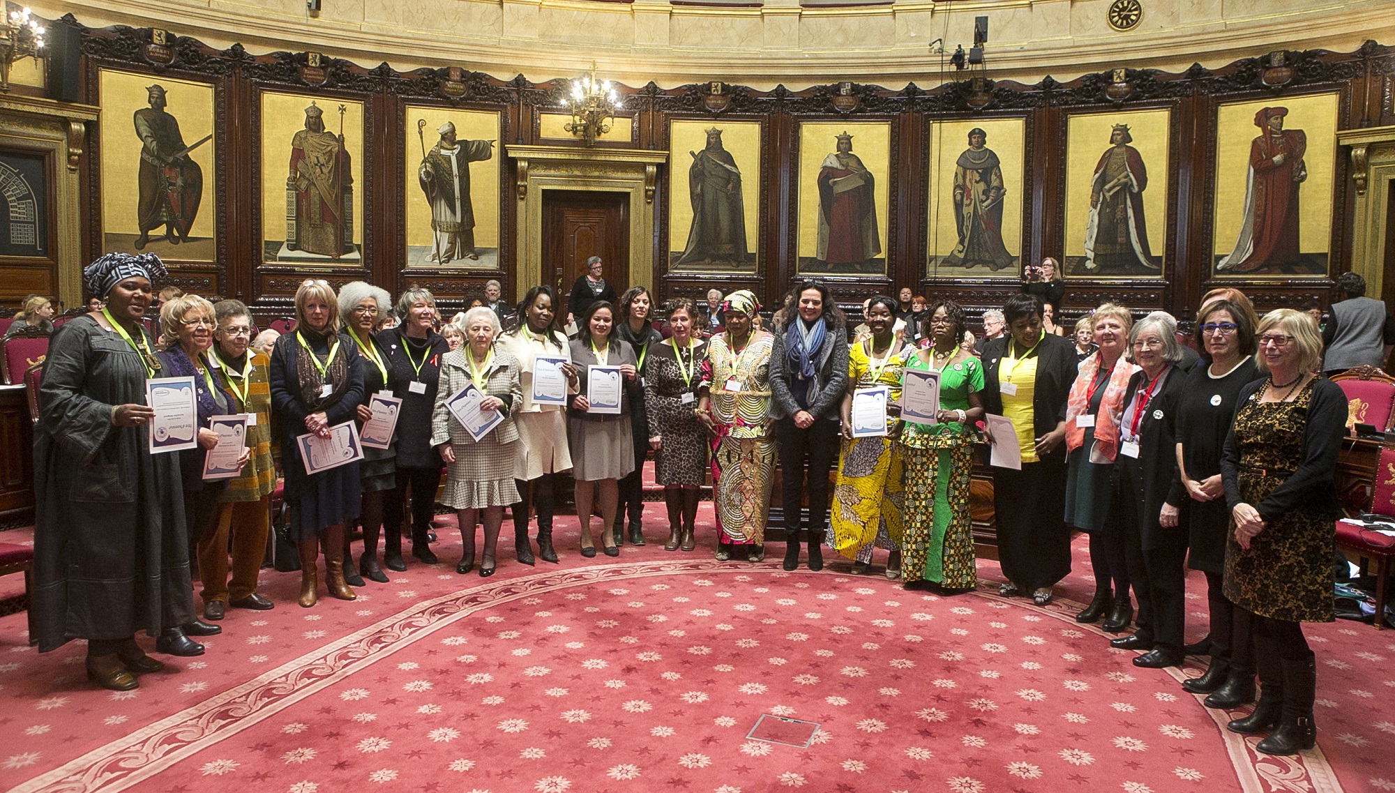  Ceremonie "Zoek uw Vredesvrouw 2014"