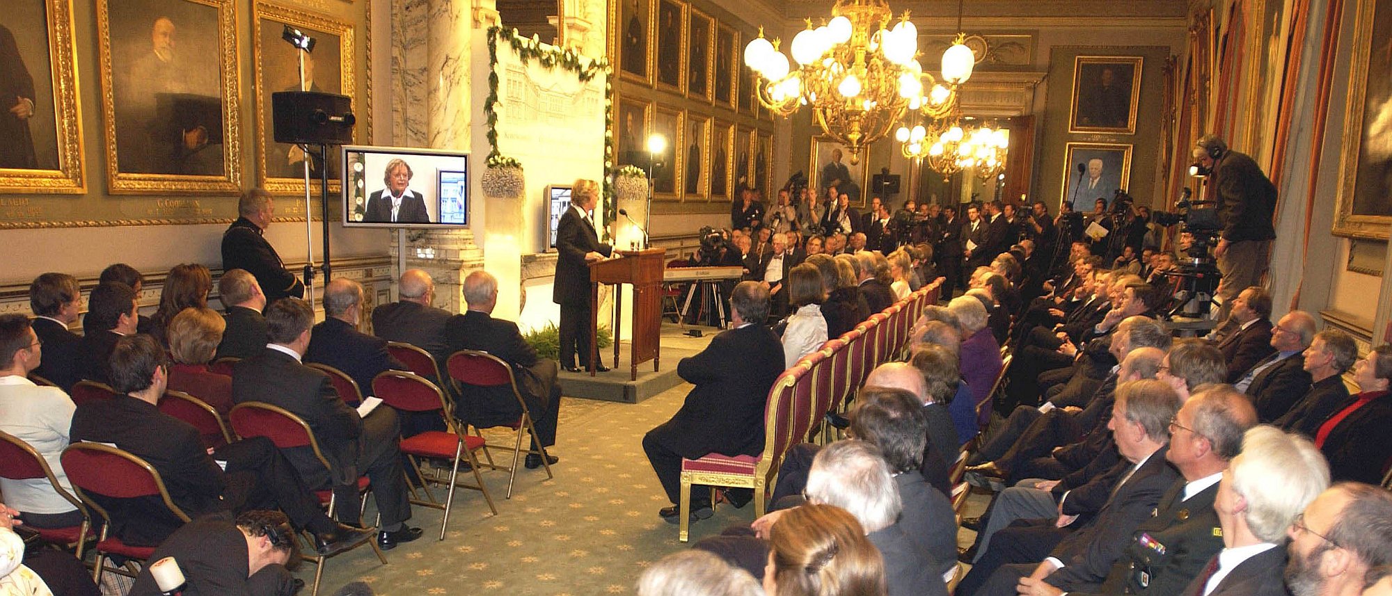  Koningsfeest in het Federale parlement - Leeszaal van de Kamer