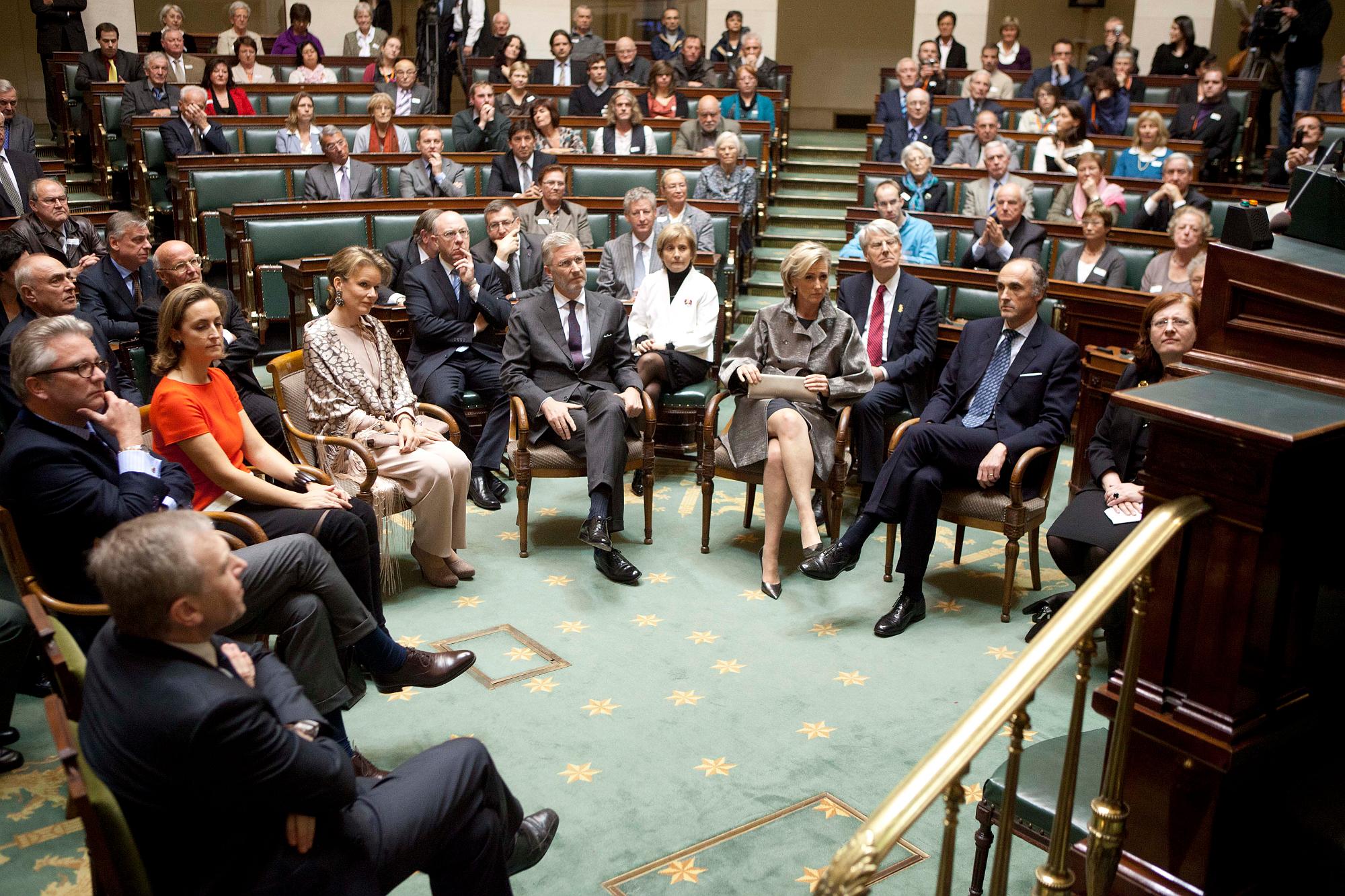  Koningsfeest in het federale parlement -  “Hulde aan de vrijwilligers” - 15/11/2011