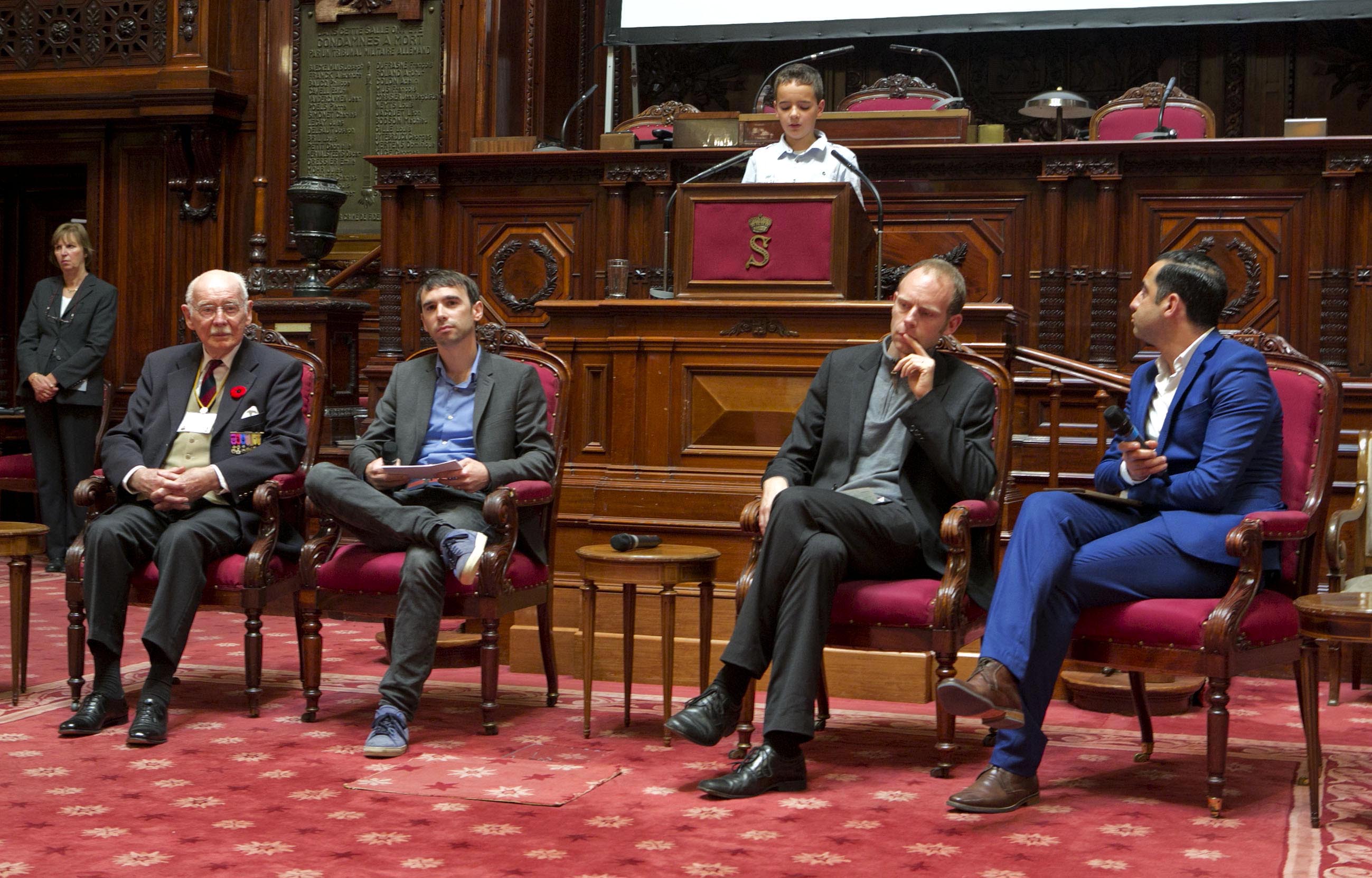  Herdenking van de Wapenstilstand in het Federaal Parlement