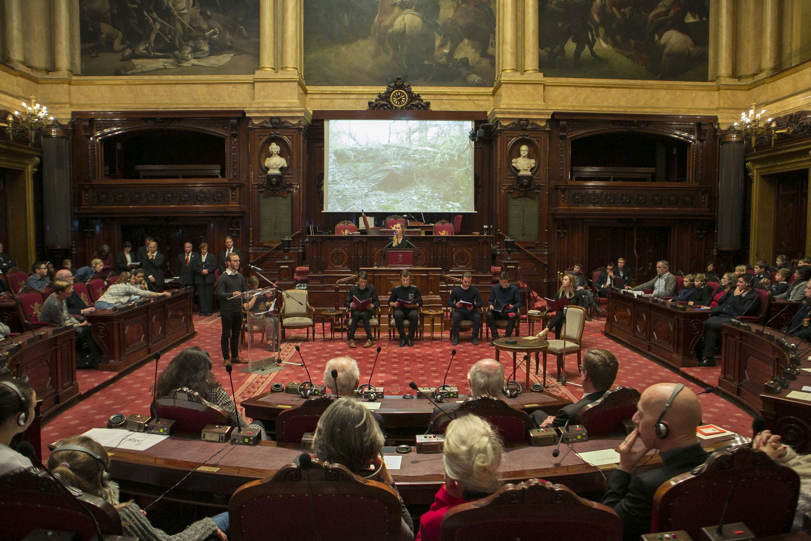  Herdenking van de Wapenstilstand in het Federaal Parlement