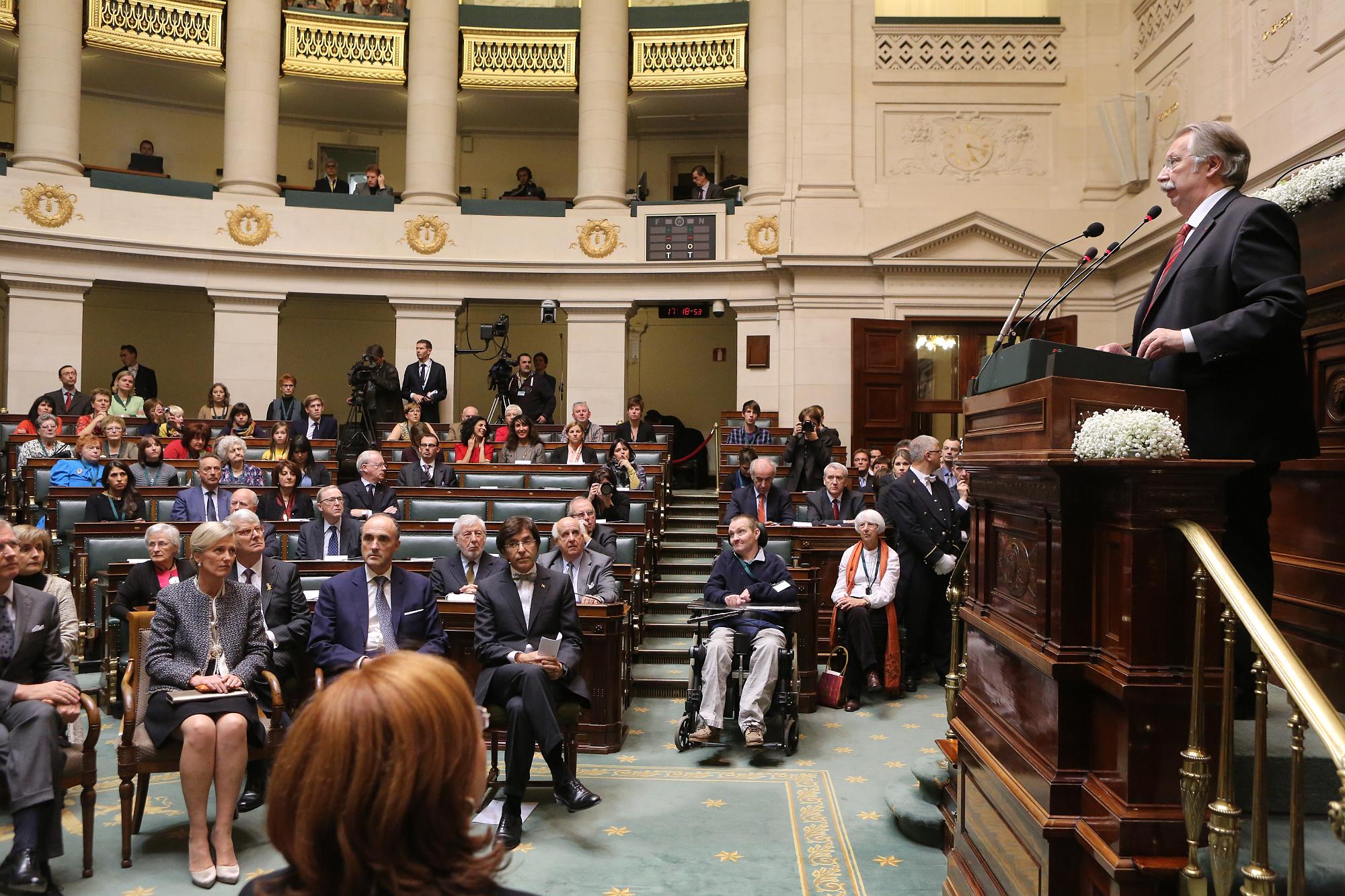  Koningsfeest in het federale parlement:  “Actief ouder worden en Solidariteit tussen de generaties”