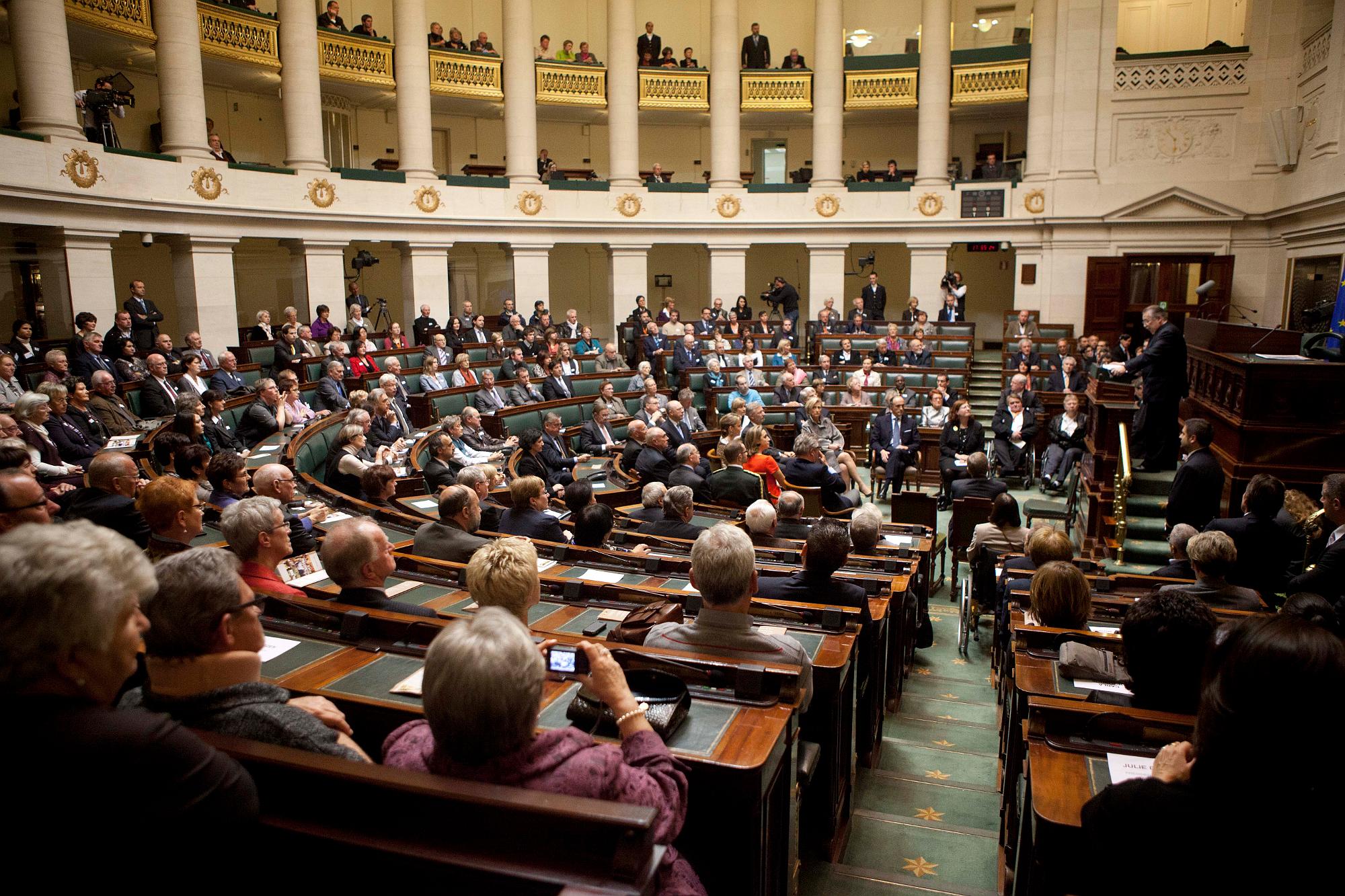  Koningsfeest in het federale parlement -  “Hulde aan de vrijwilligers” - 15/11/2011