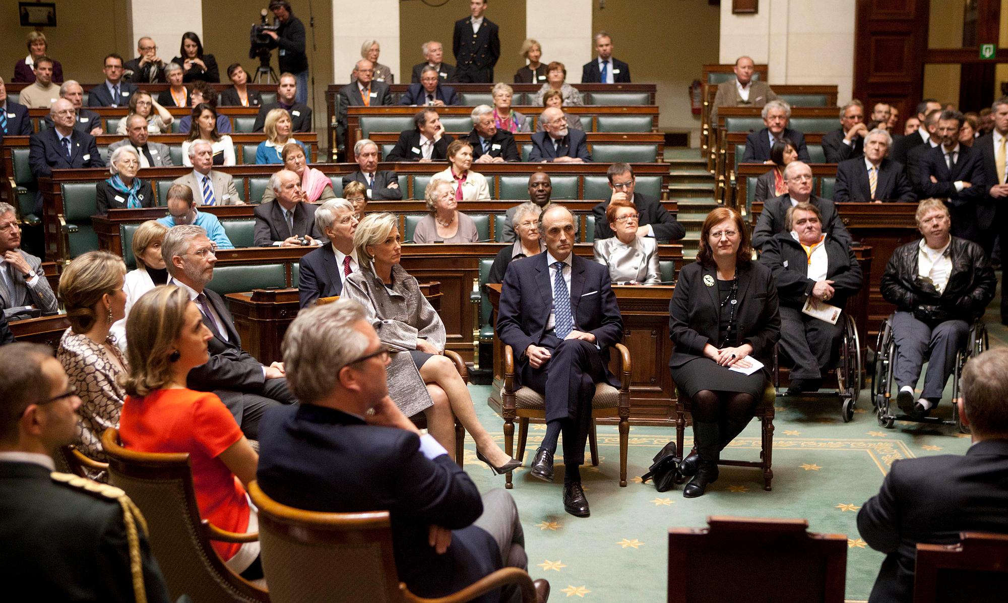  Koningsfeest in het federale parlement -  “Hulde aan de vrijwilligers” - 15/11/2011