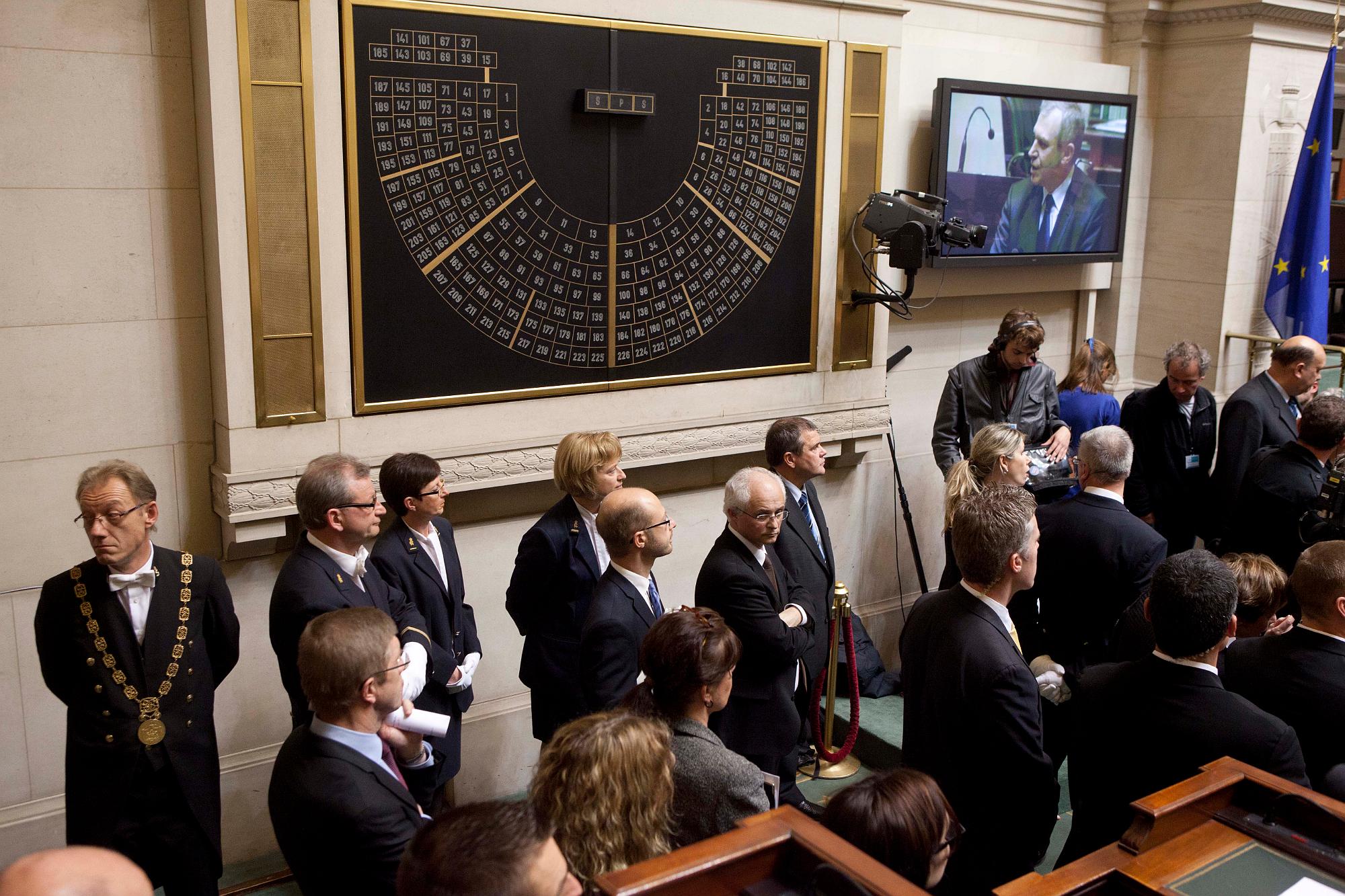  Koningsfeest in het federale parlement -  “Hulde aan de vrijwilligers” - 15/11/2011