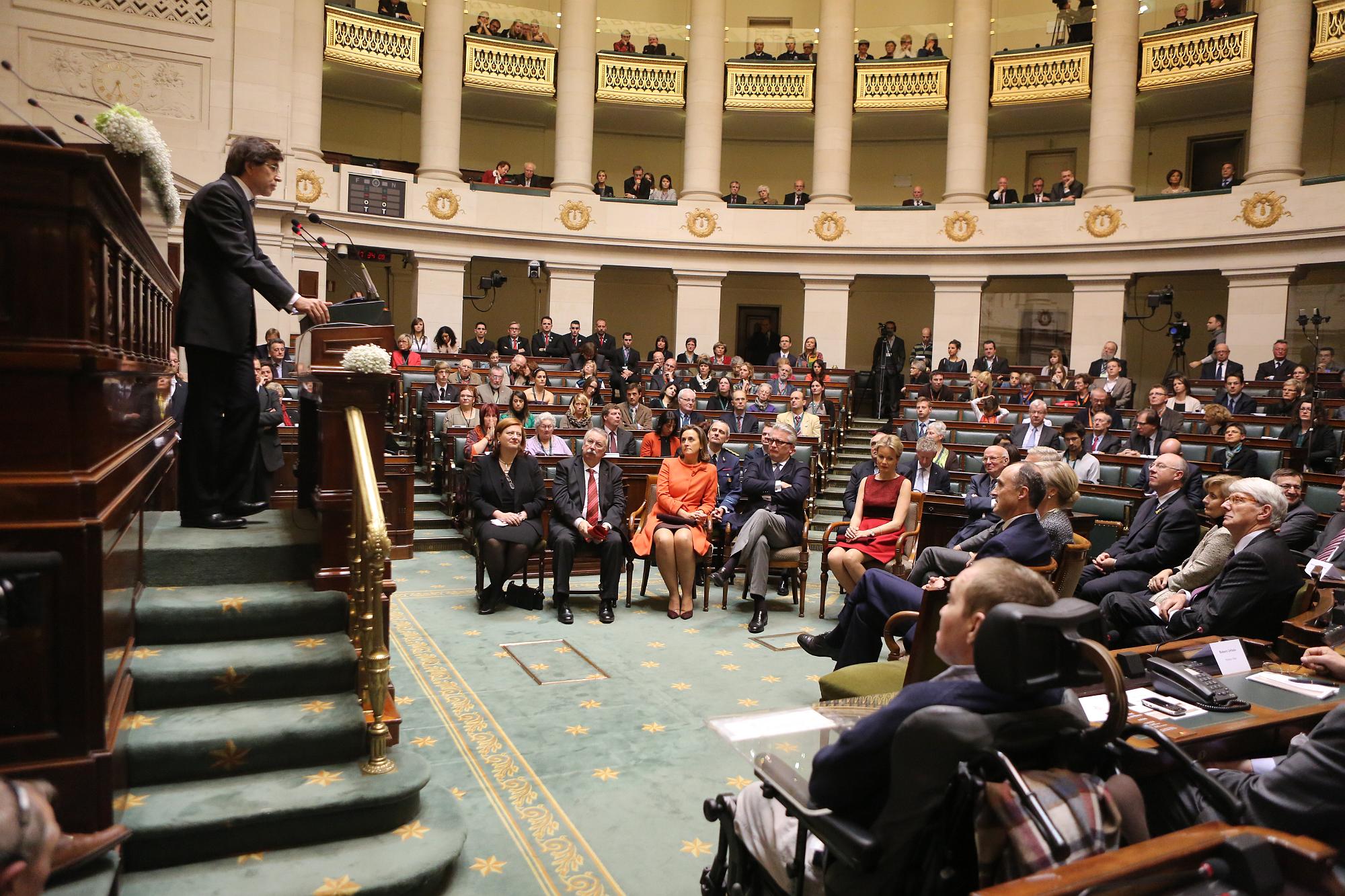  Koningsfeest in het federale parlement:  “Actief ouder worden en Solidariteit tussen de generaties”