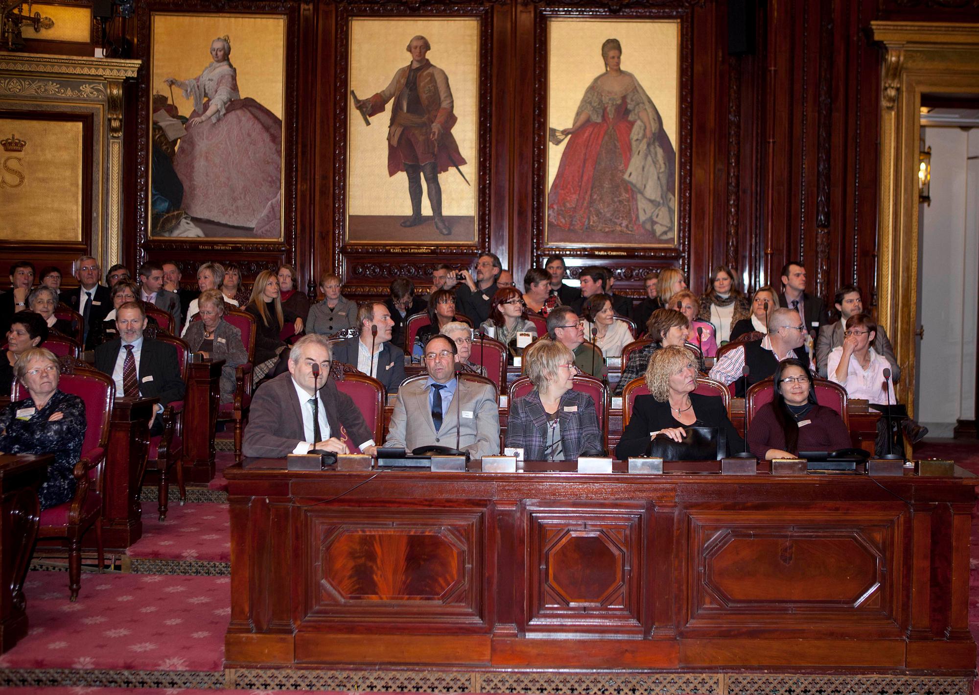  Koningsfeest in het federale parlement -  “Hulde aan de vrijwilligers” - 15/11/2011