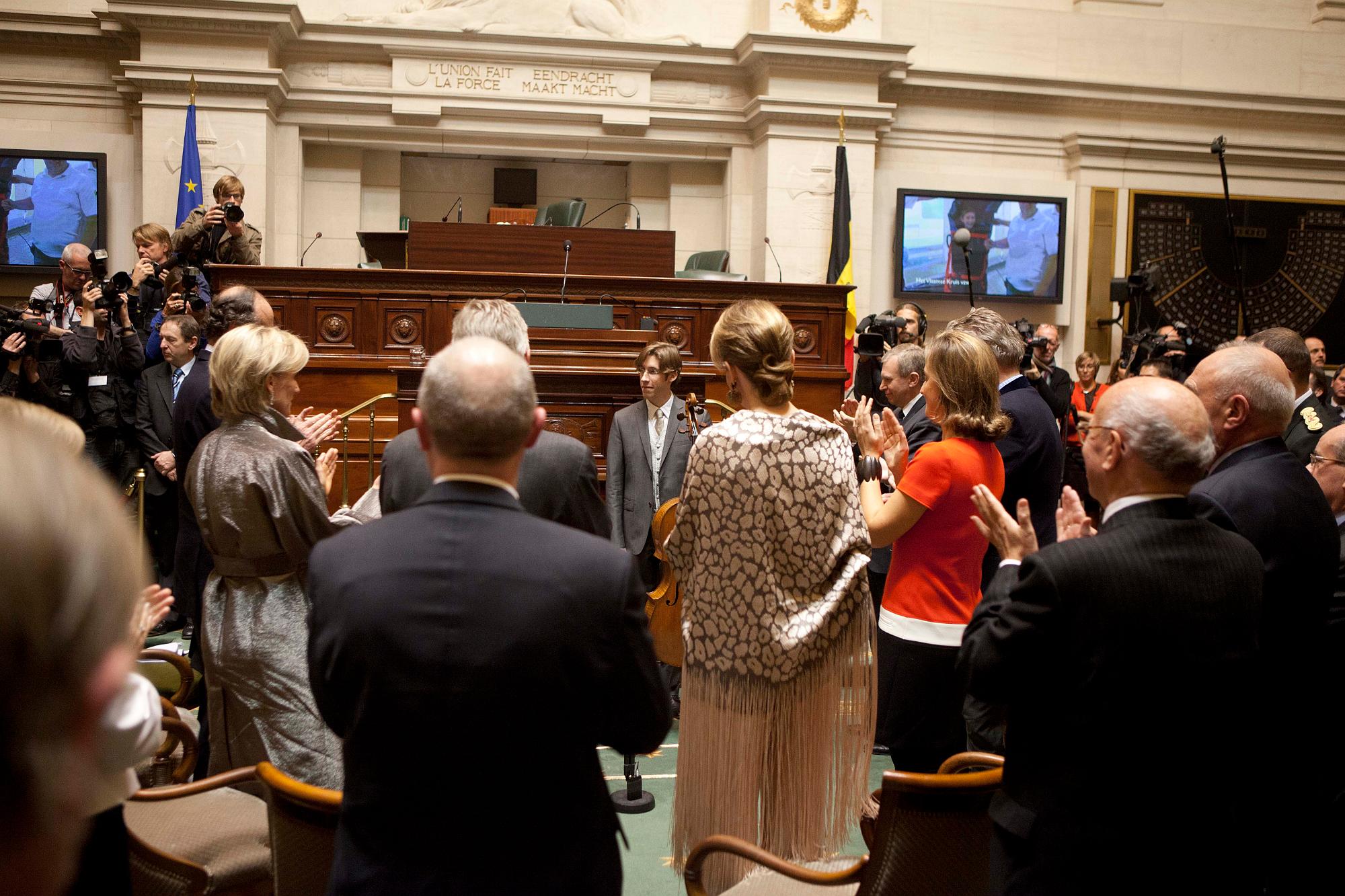  Koningsfeest in het federale parlement -  “Hulde aan de vrijwilligers” - 15/11/2011